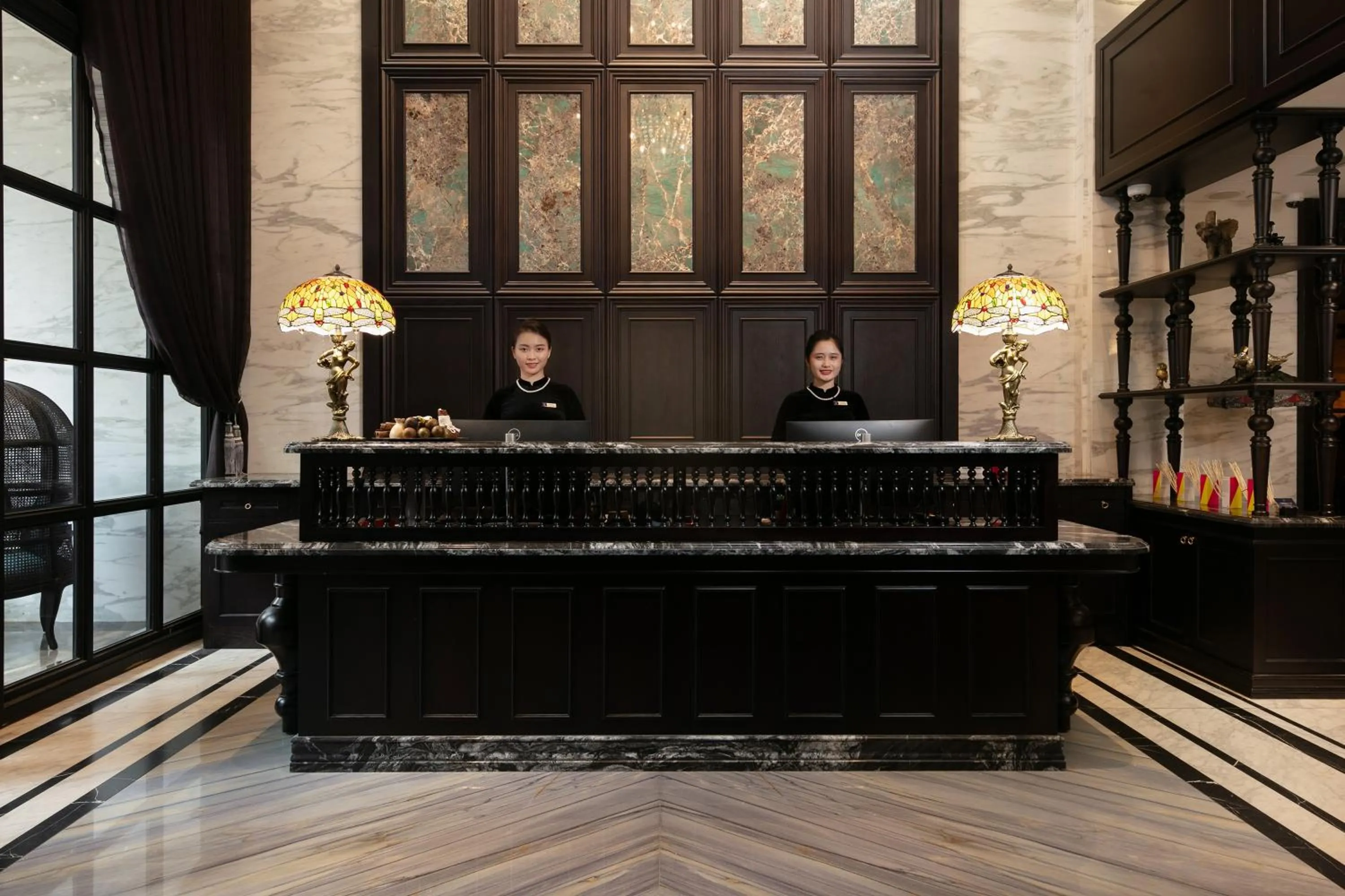 Lobby or reception in LeaH Silk Hotel