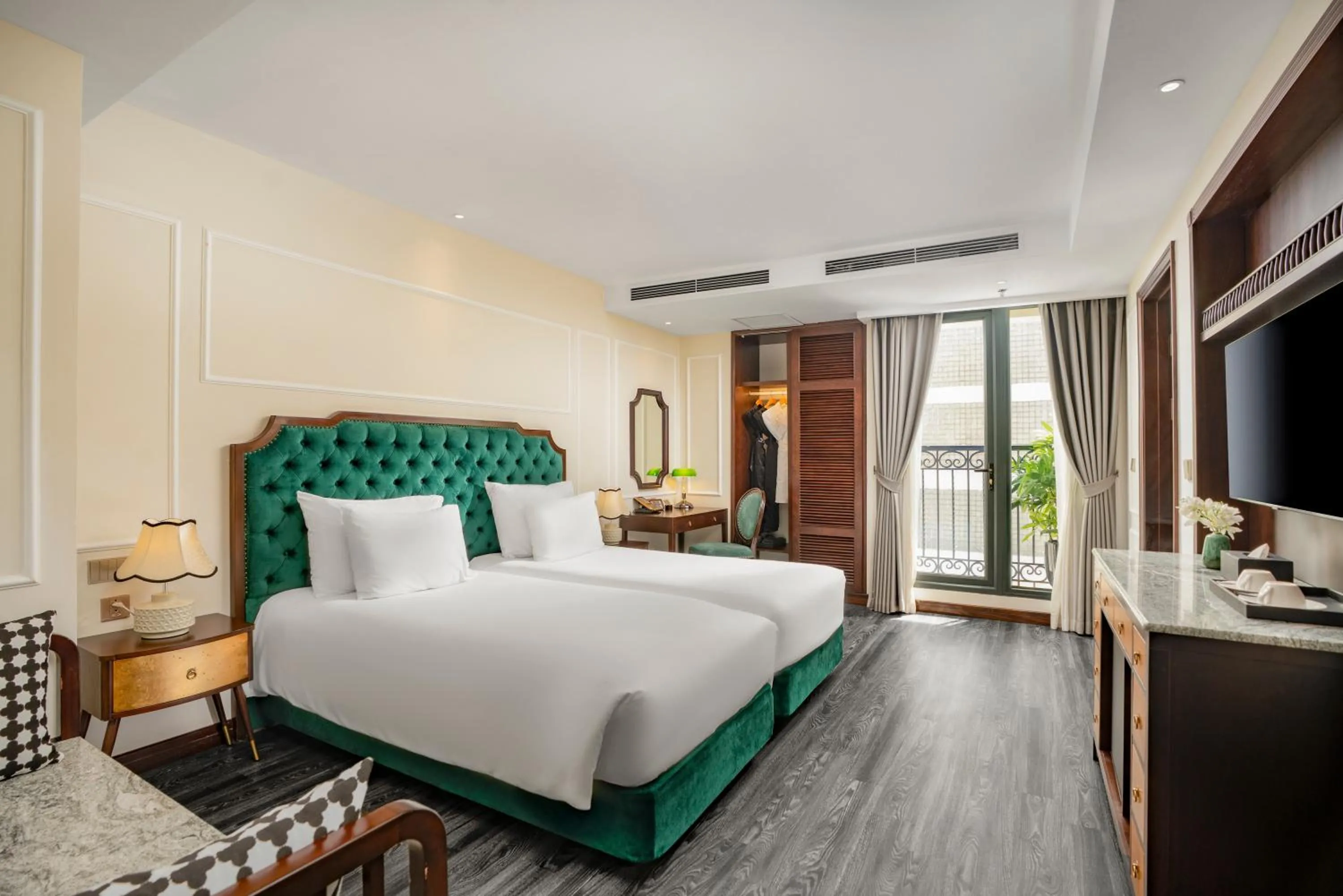 Bed in GM Premium Hotel