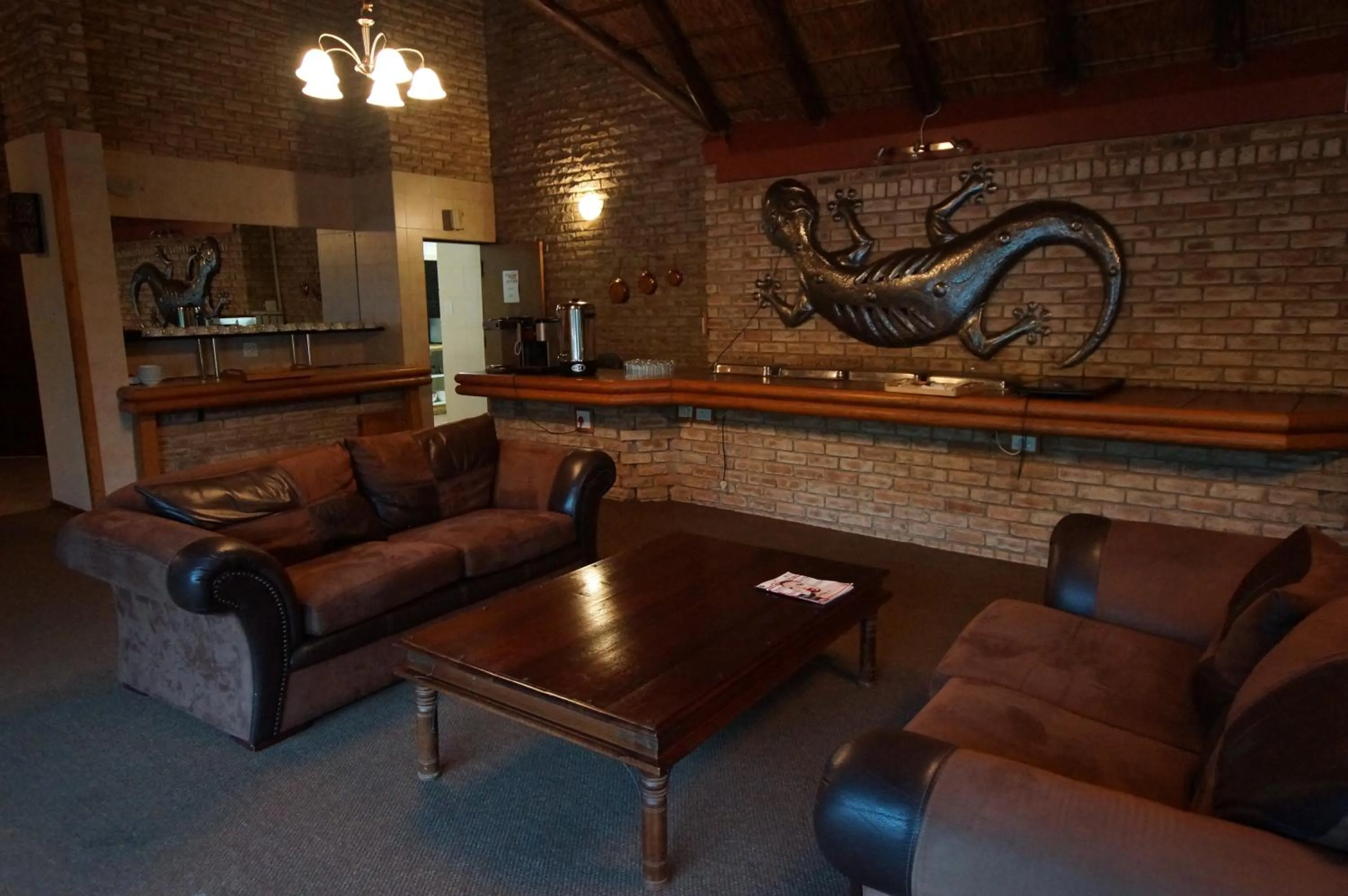 Lobby or reception in The Waterfront Country Lodge