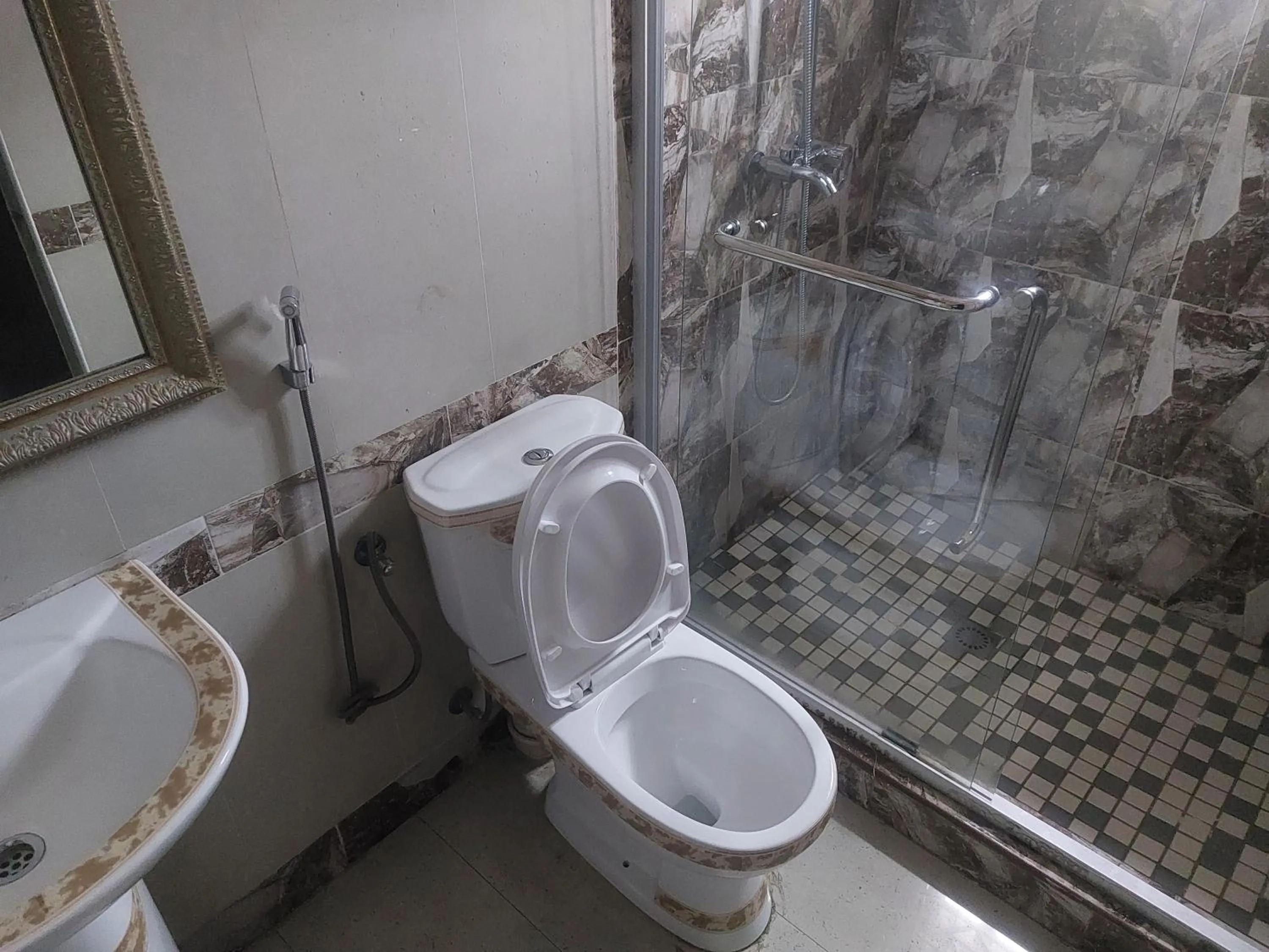 Shower in Gold Crown International Hotel Johannesburg