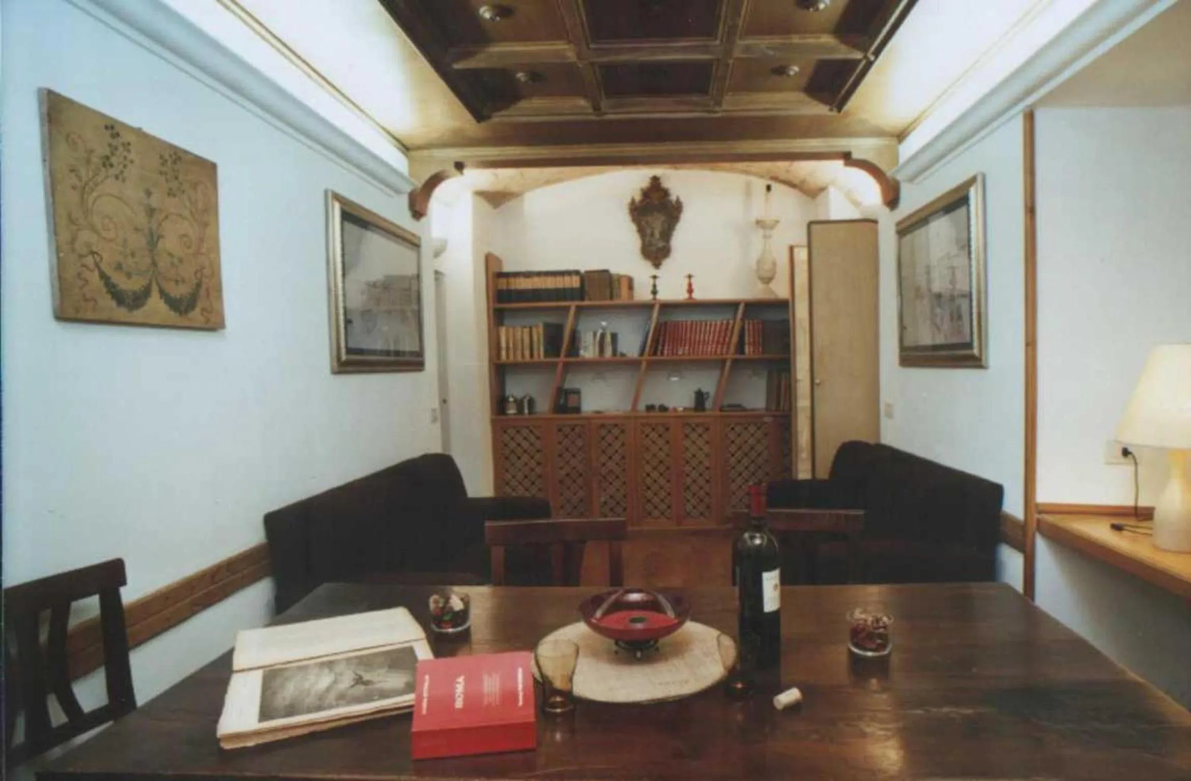 Seating area in Villino Corbelli B&B