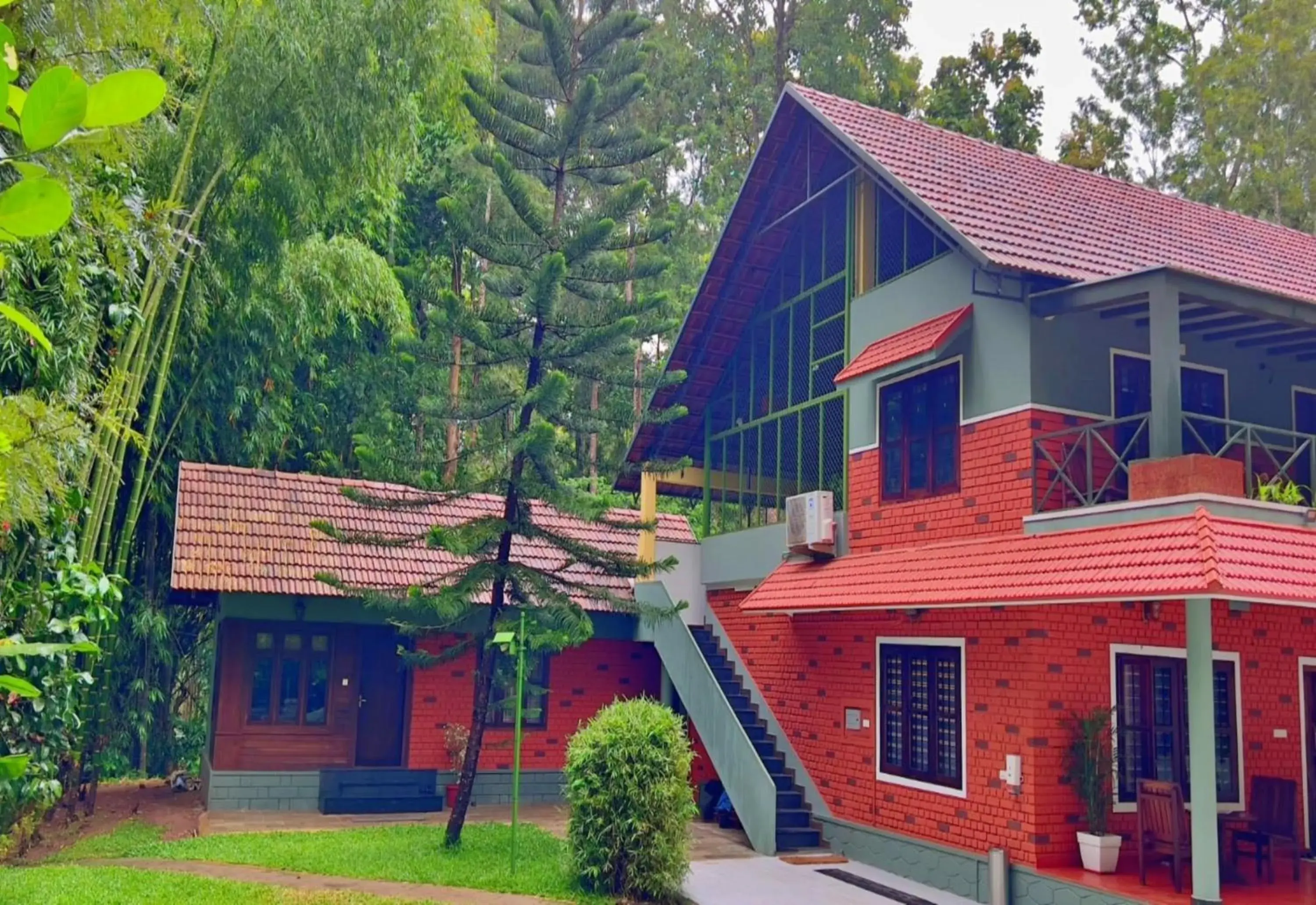 Property building in Adrak Mountain Mist Forest Resort Property building in Adrak Mountain Mist Forest Resort