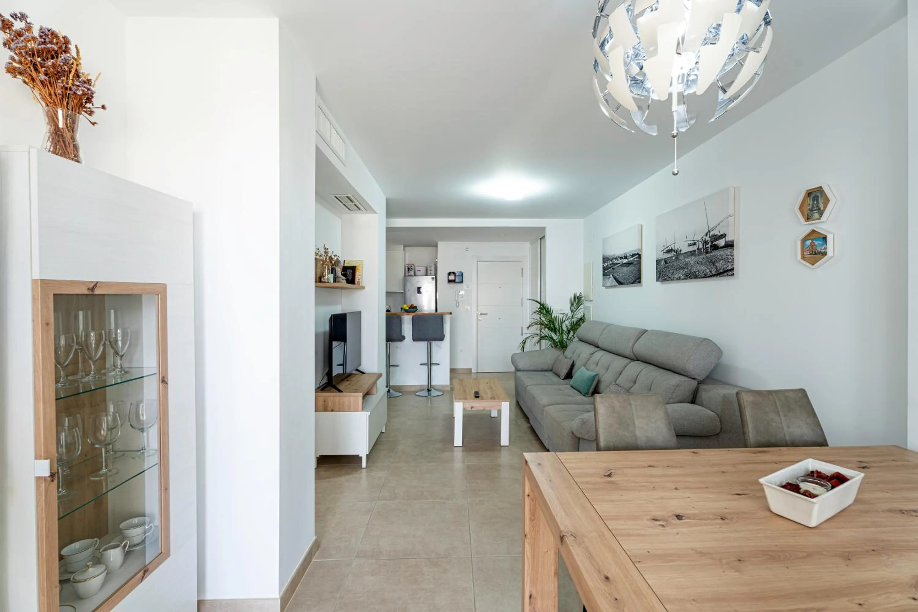 Living room in Ático Azucarera Torre del Mar