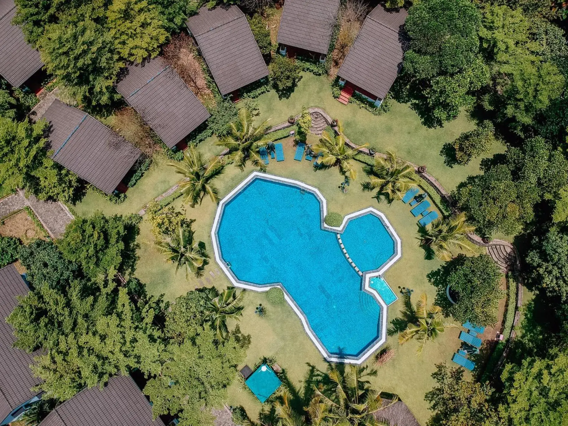 Bird's eye view in Santa Garden Resort Bird's eye view in Santa Garden Resort