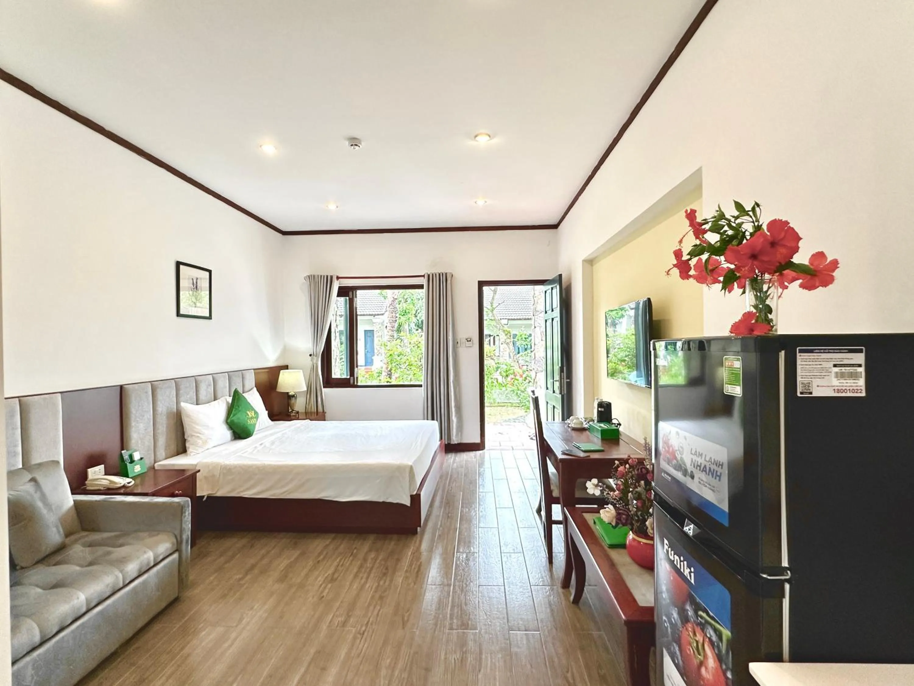 Bed in Santa Garden Resort