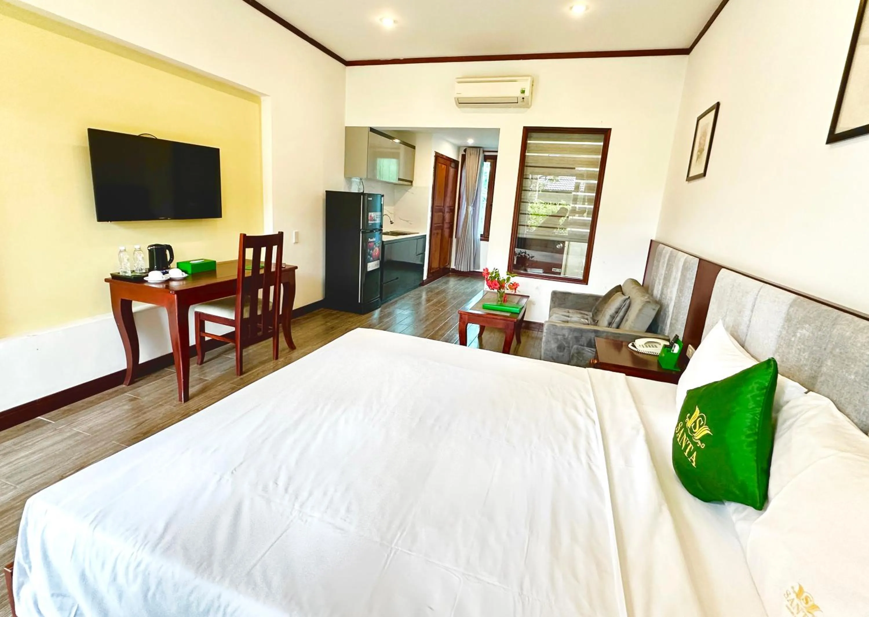 Bed in Santa Garden Resort