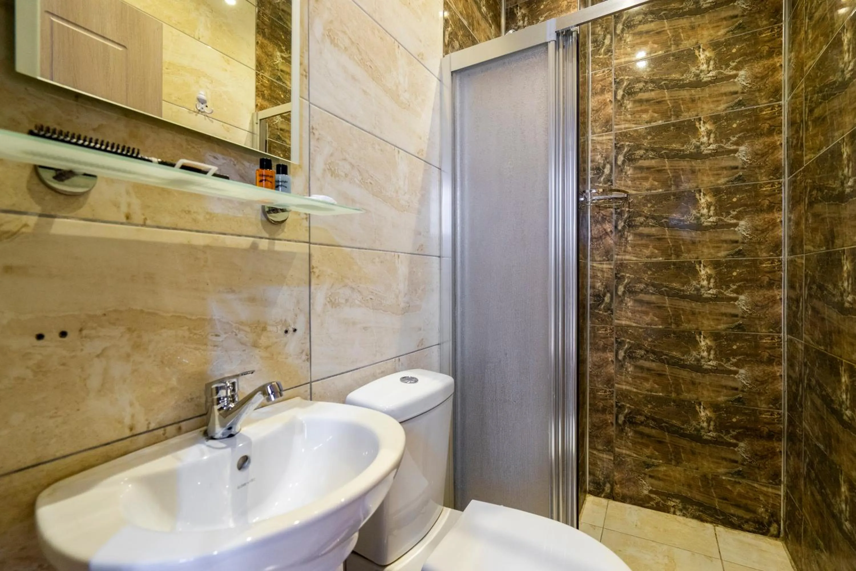 Shower in Candy Hotel