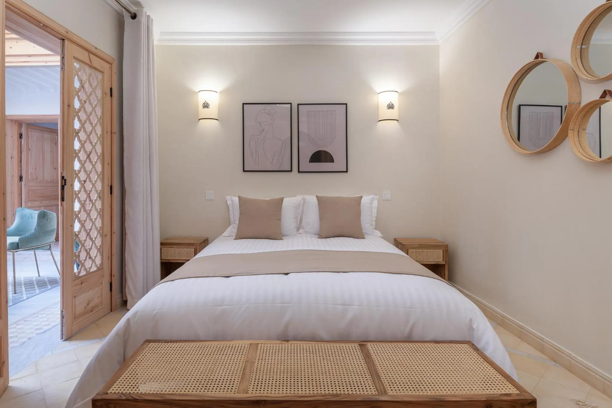 Photo of the whole room, Bed in Riad Le Saadien ,Adult only