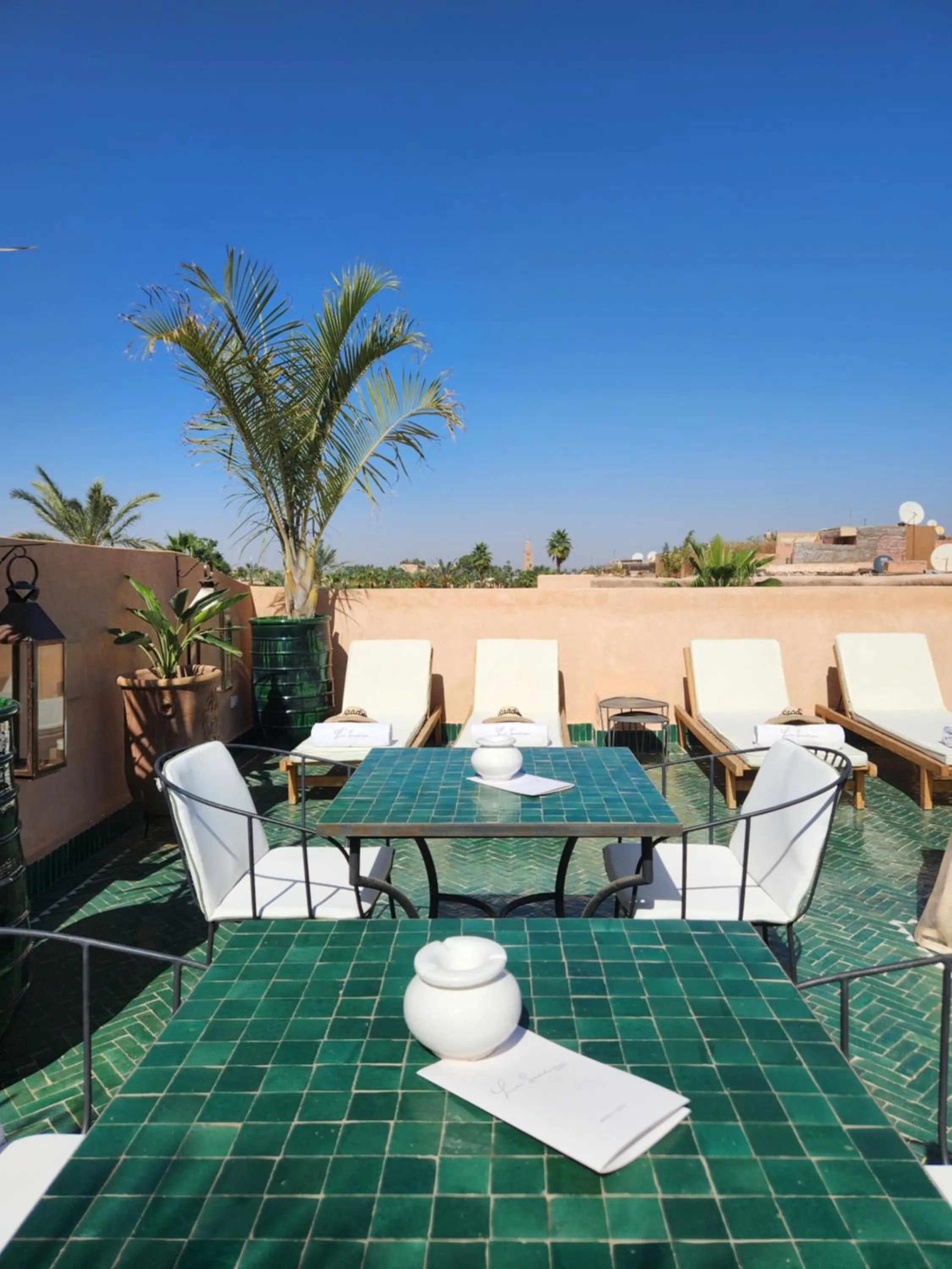 Balcony/Terrace in Riad Le Saadien ,Adult only