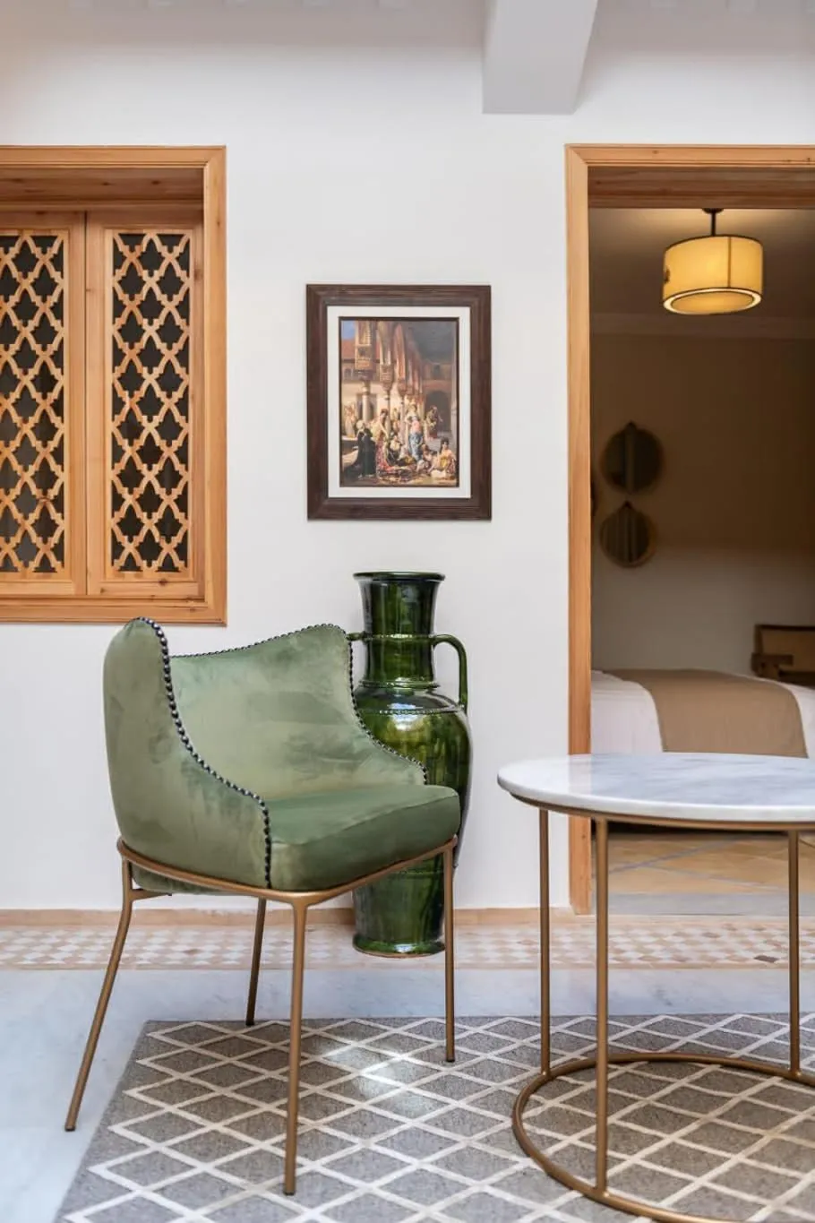 Patio in Riad Le Saadien ,Adult only