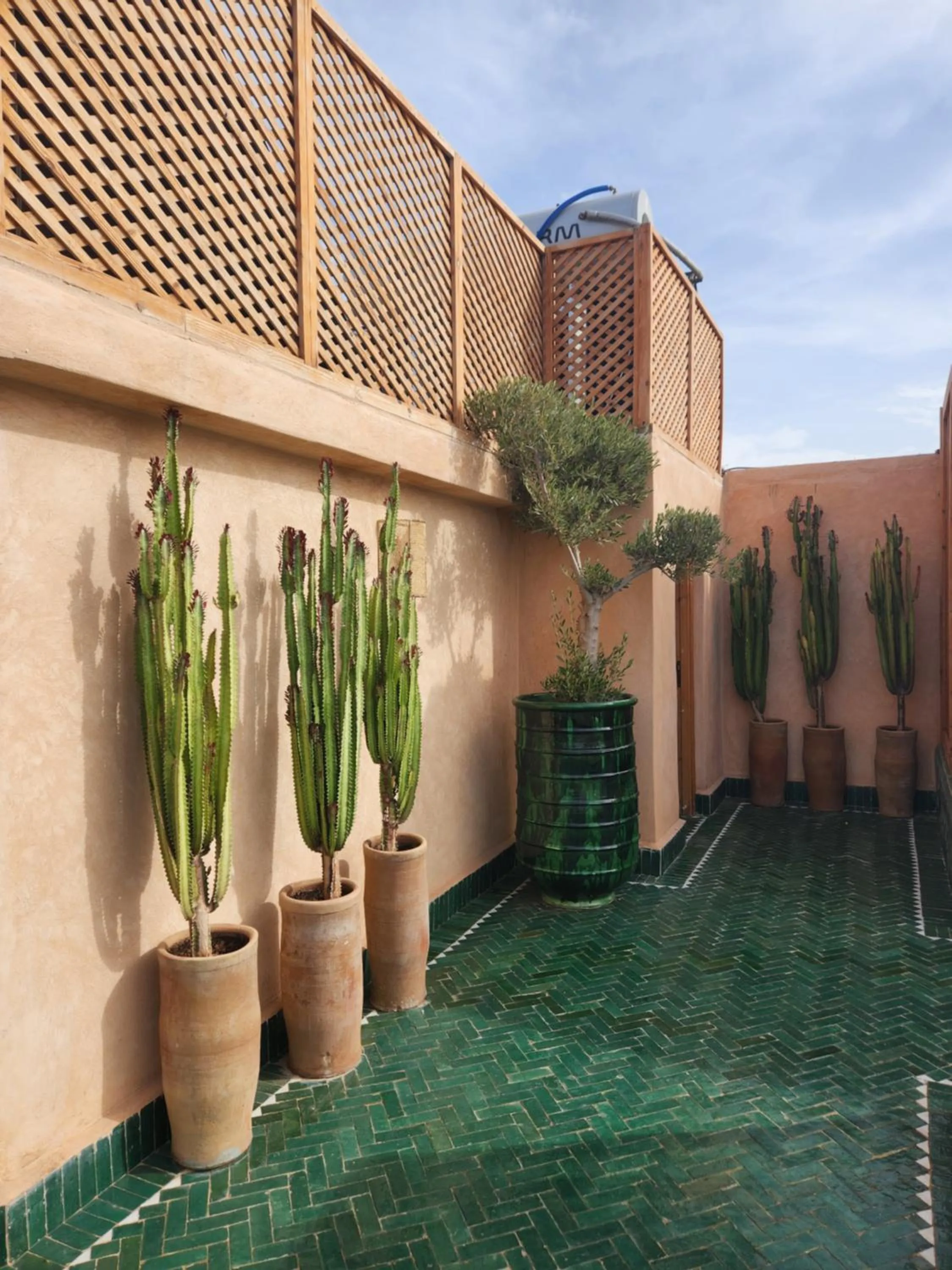 Balcony/Terrace in Riad Le Saadien ,Adult only