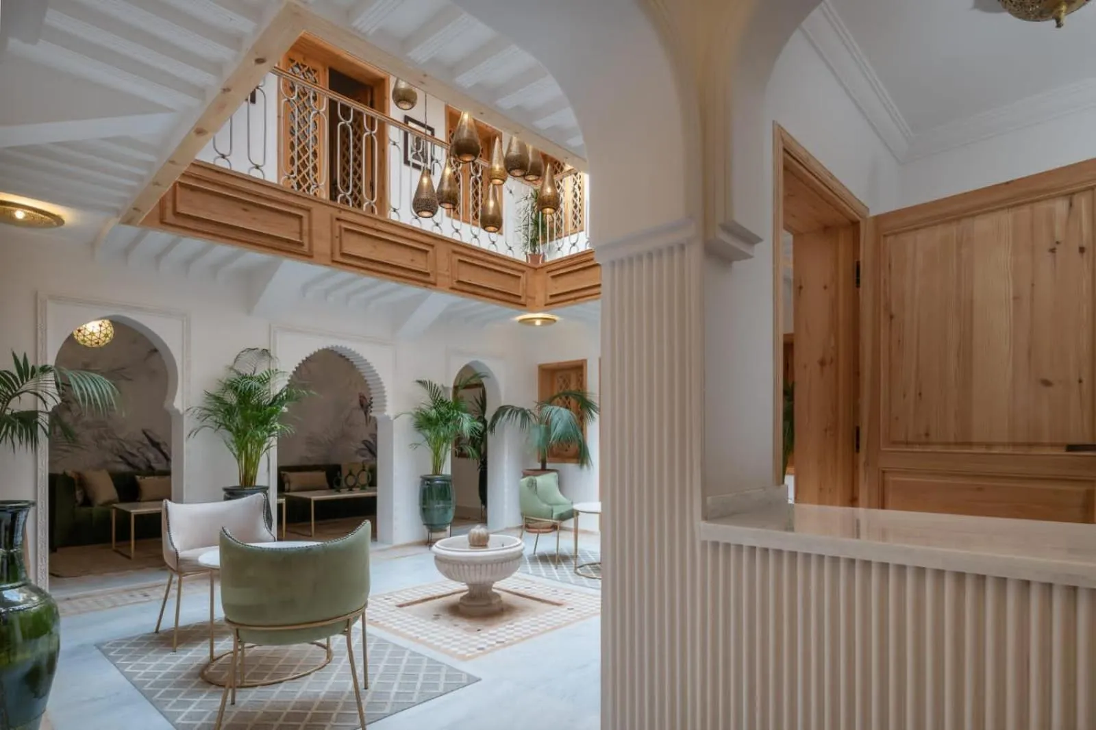 Patio in Riad Le Saadien ,Adult only