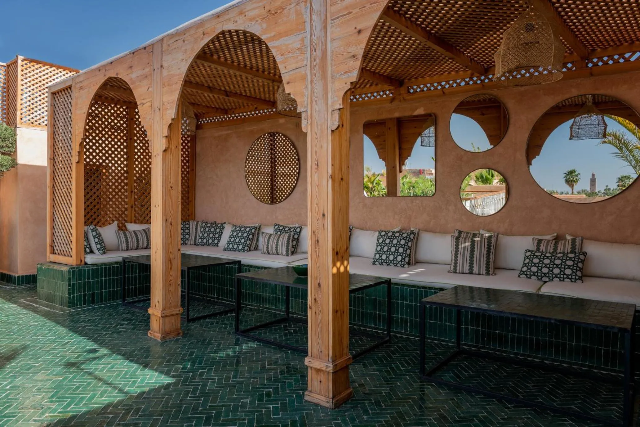 Balcony/Terrace in Riad Le Saadien ,Adult only