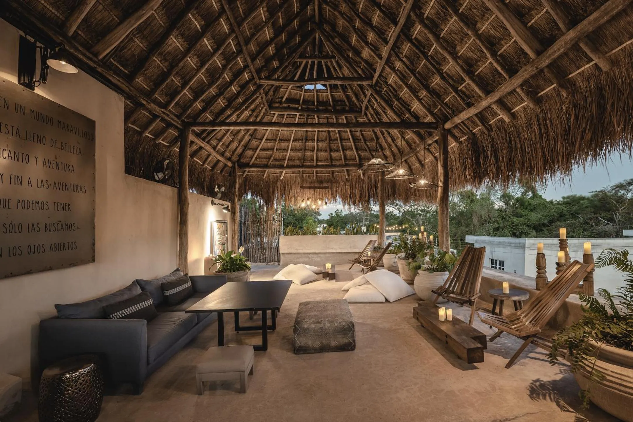 Living room in Casa Kacaya