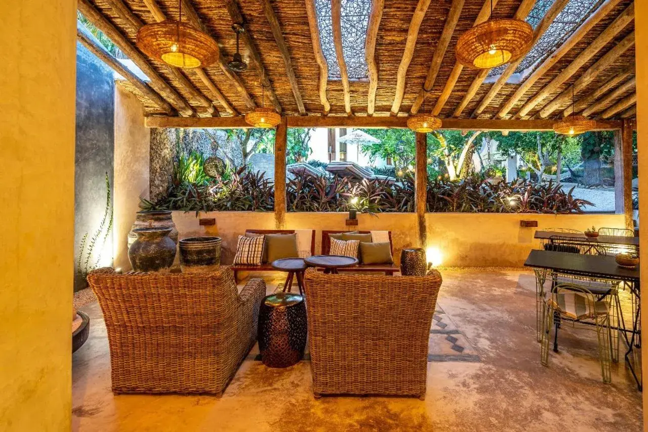 Garden view in Casa Kacaya Garden view in Casa Kacaya