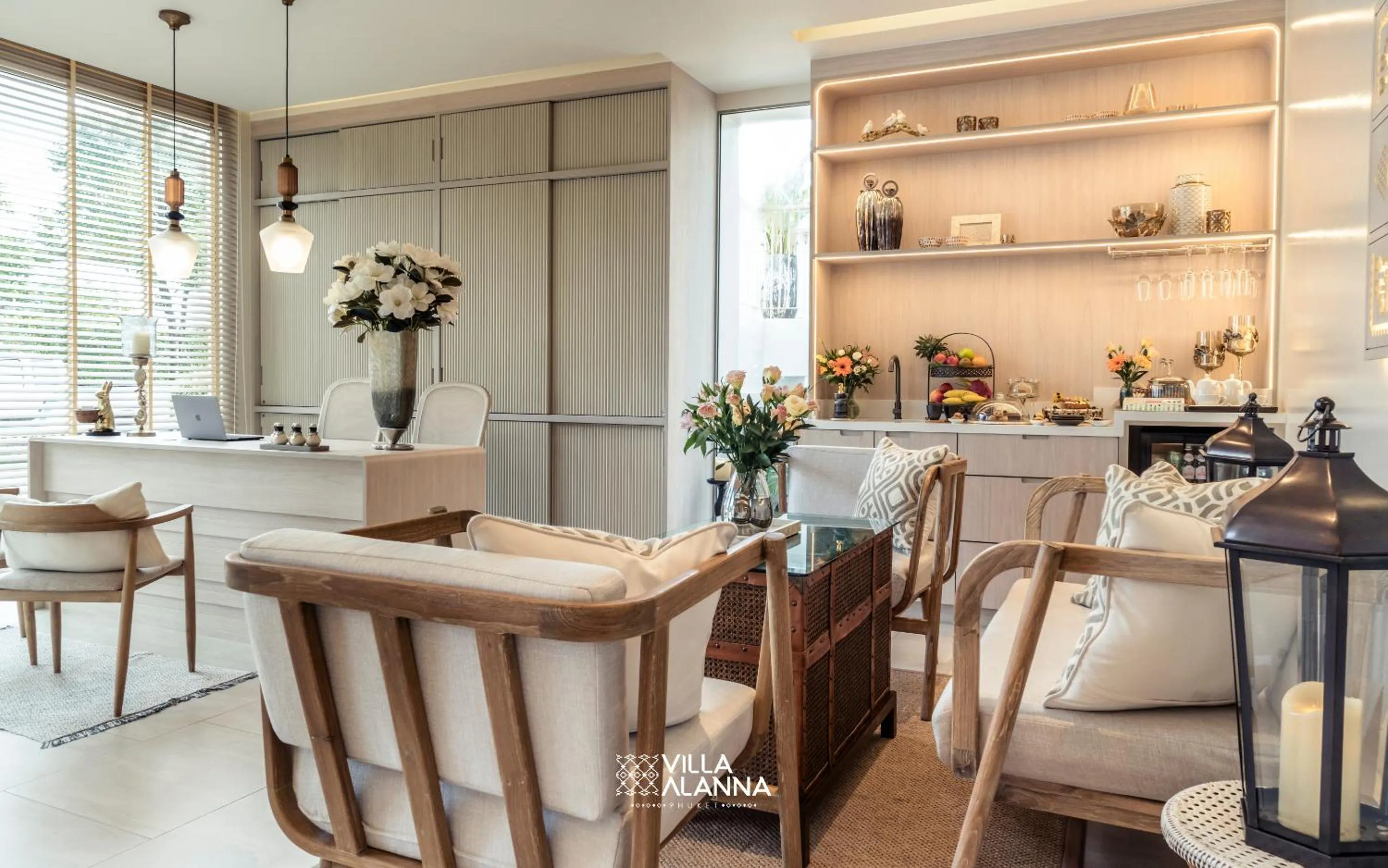 Lobby or reception in Villa Alanna Phuket