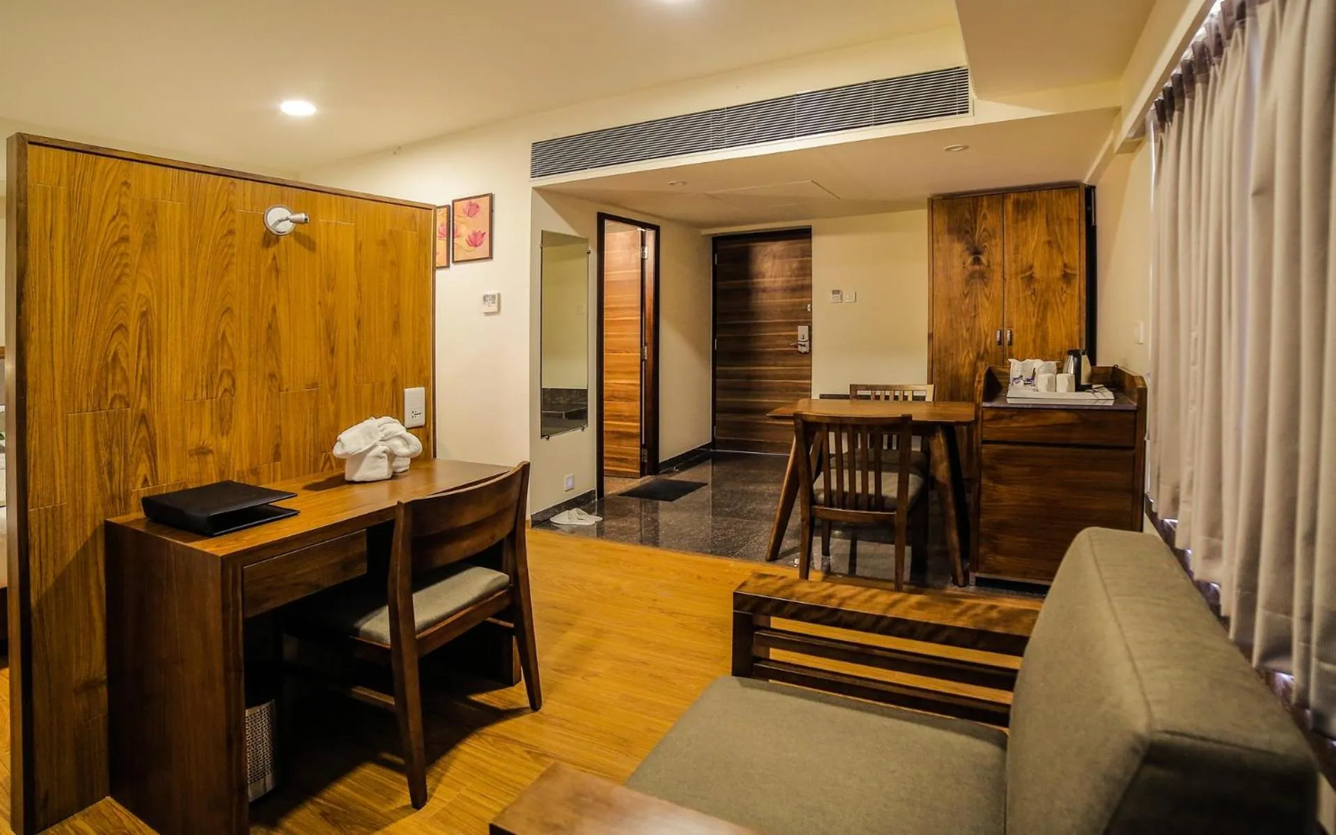 Seating area in The Basil Park