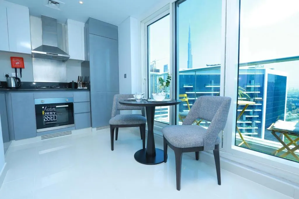 Damac Maison Prive Deluxe Studio with Burj-khalifa view