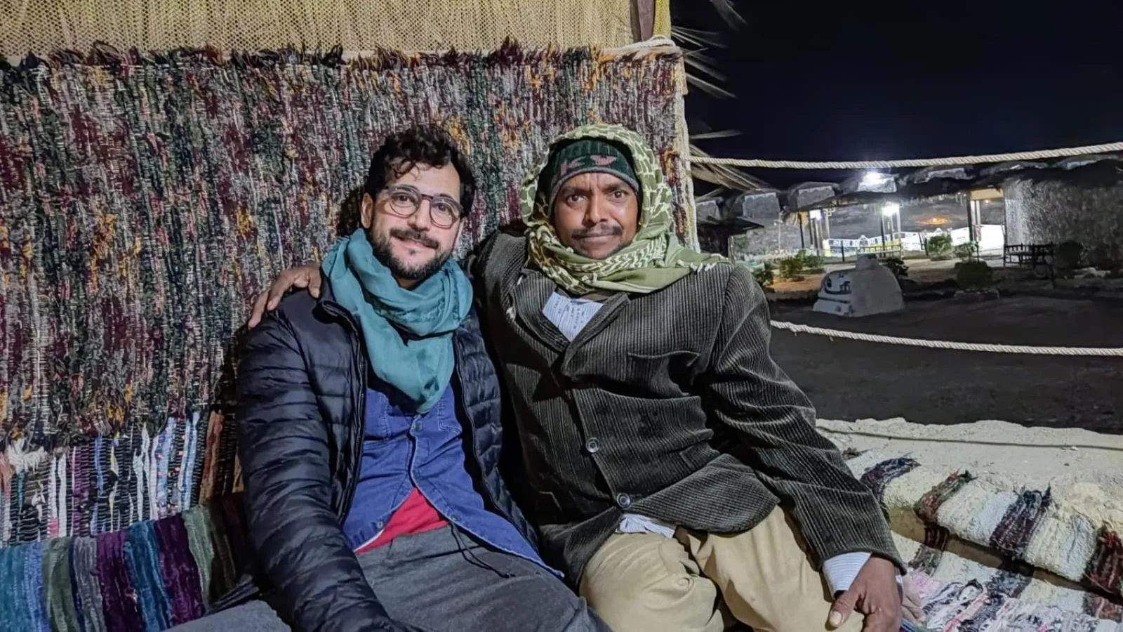 People in Bedouin Valley Eco Resort