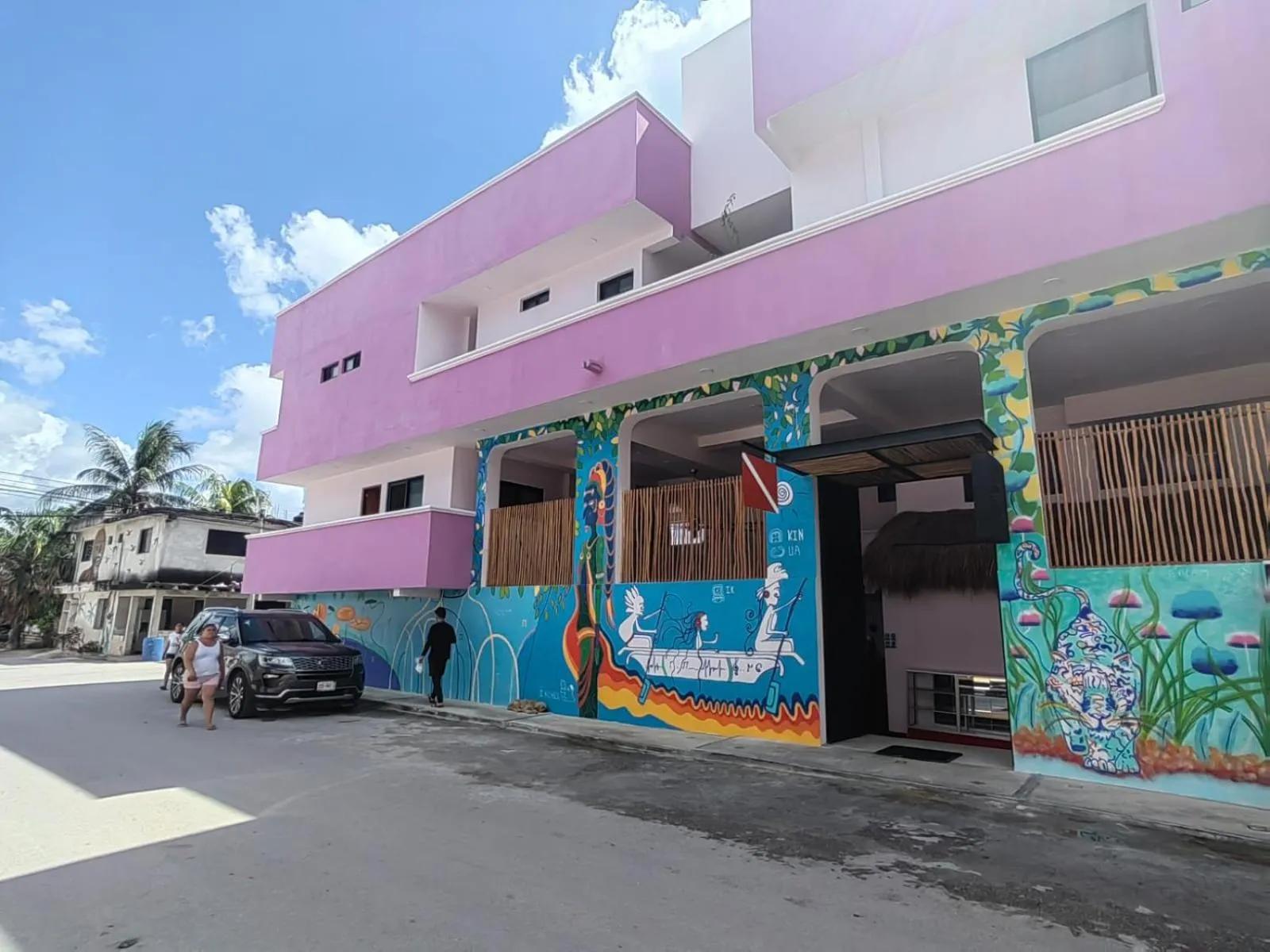 Property building in Itza Hotel Akumal