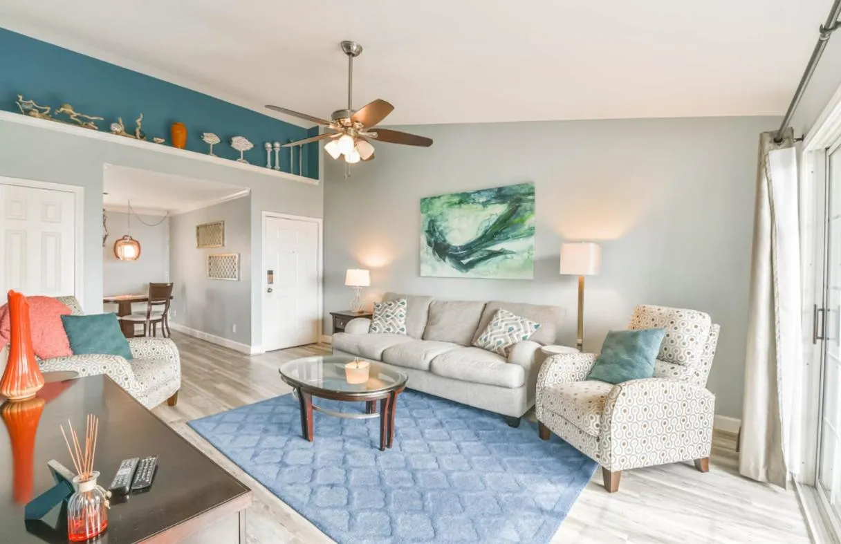Living room in Island Getaway