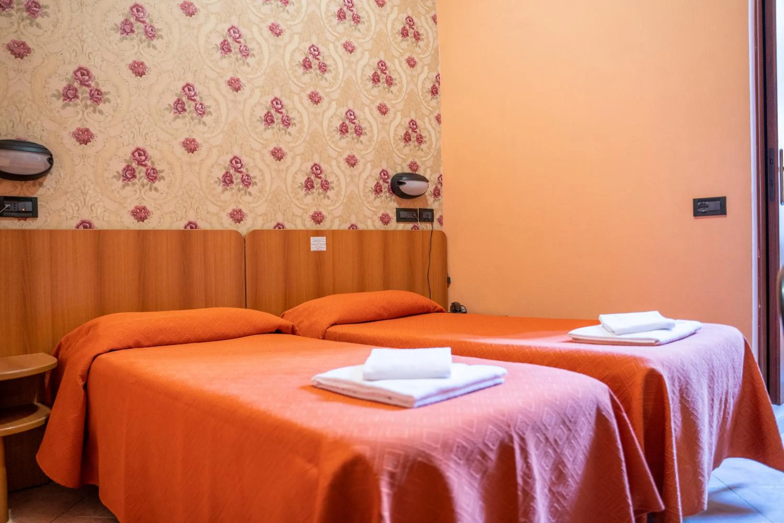 Bed in Hotel Ferrarese