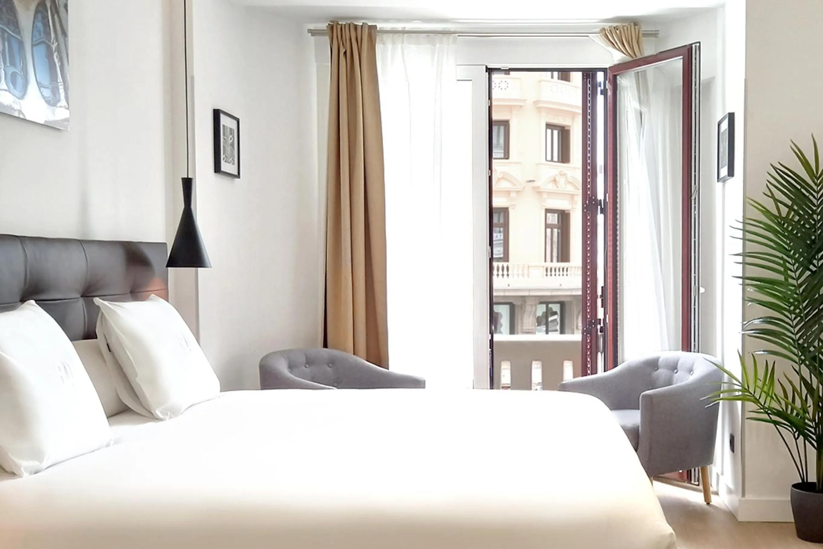 Bed in Woohoo Rooms Boutique Gran Vía