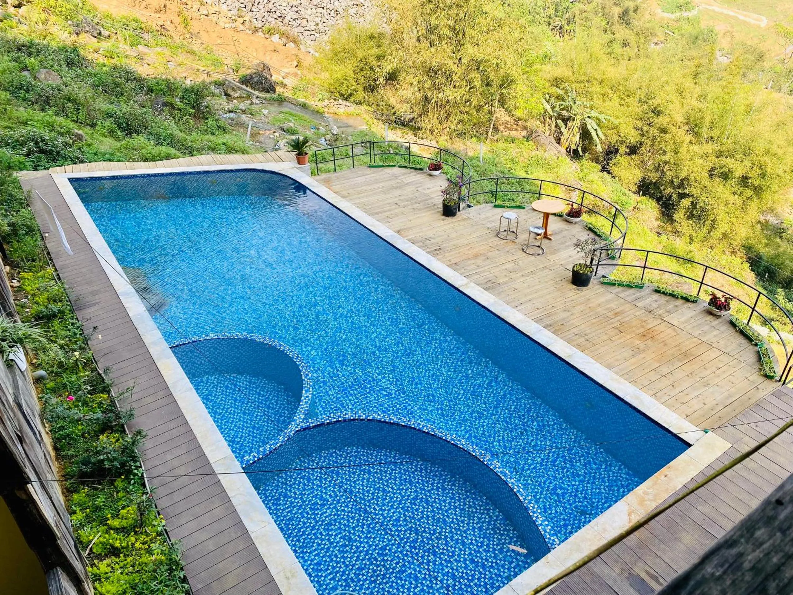 Garden view in Arista Homestay