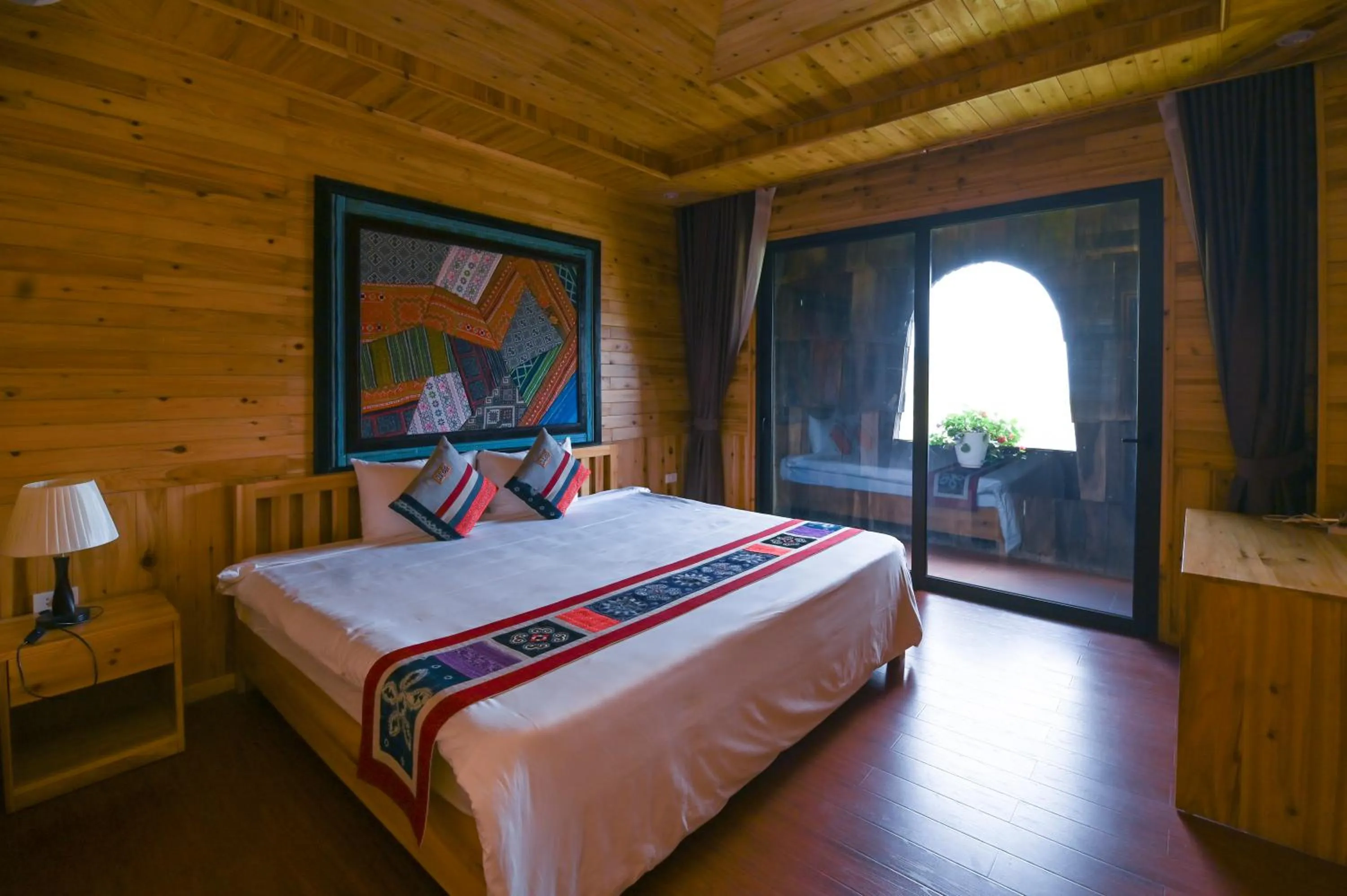 Bed in Arista Homestay