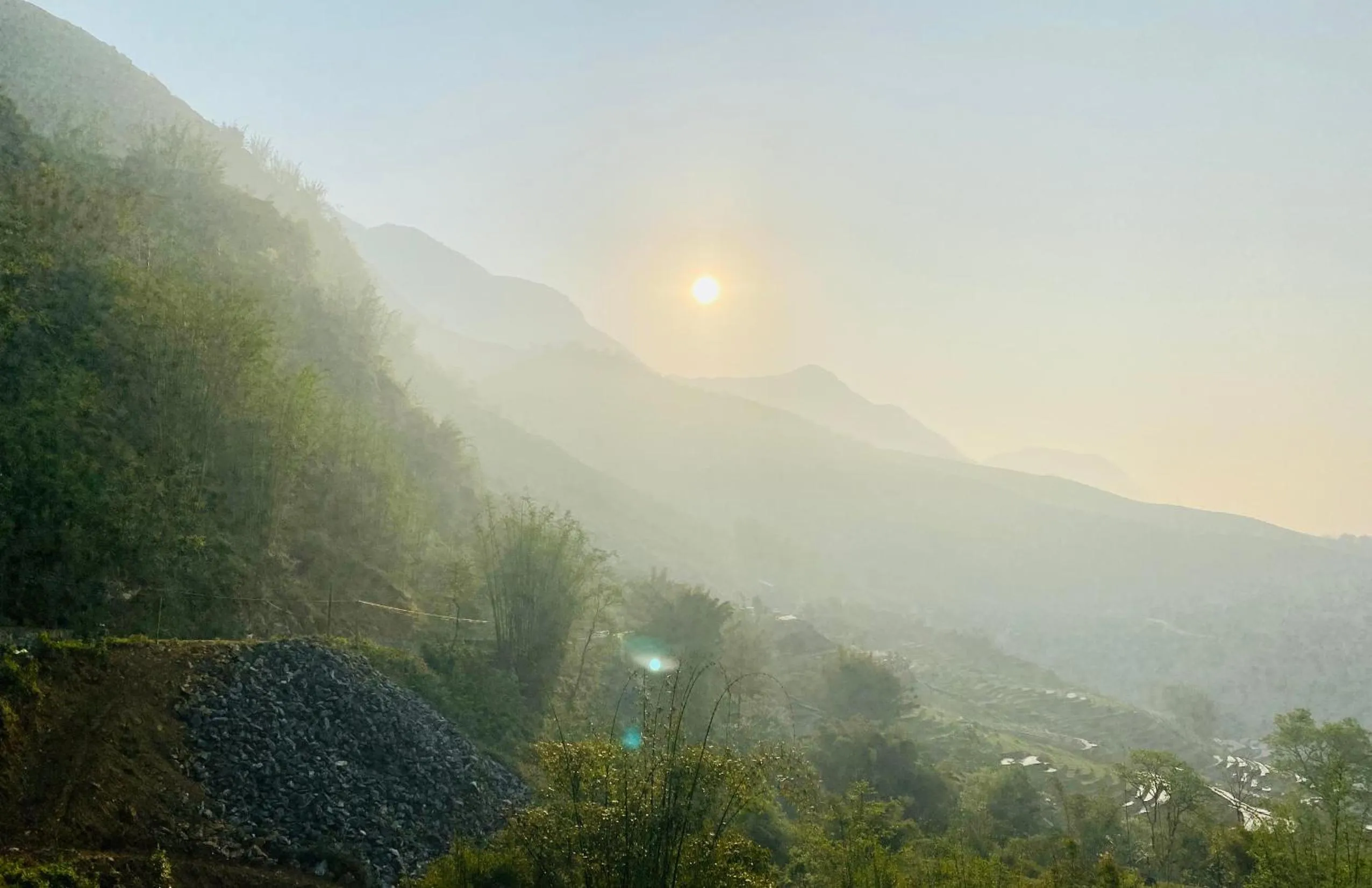 Natural landscape in Arista Homestay