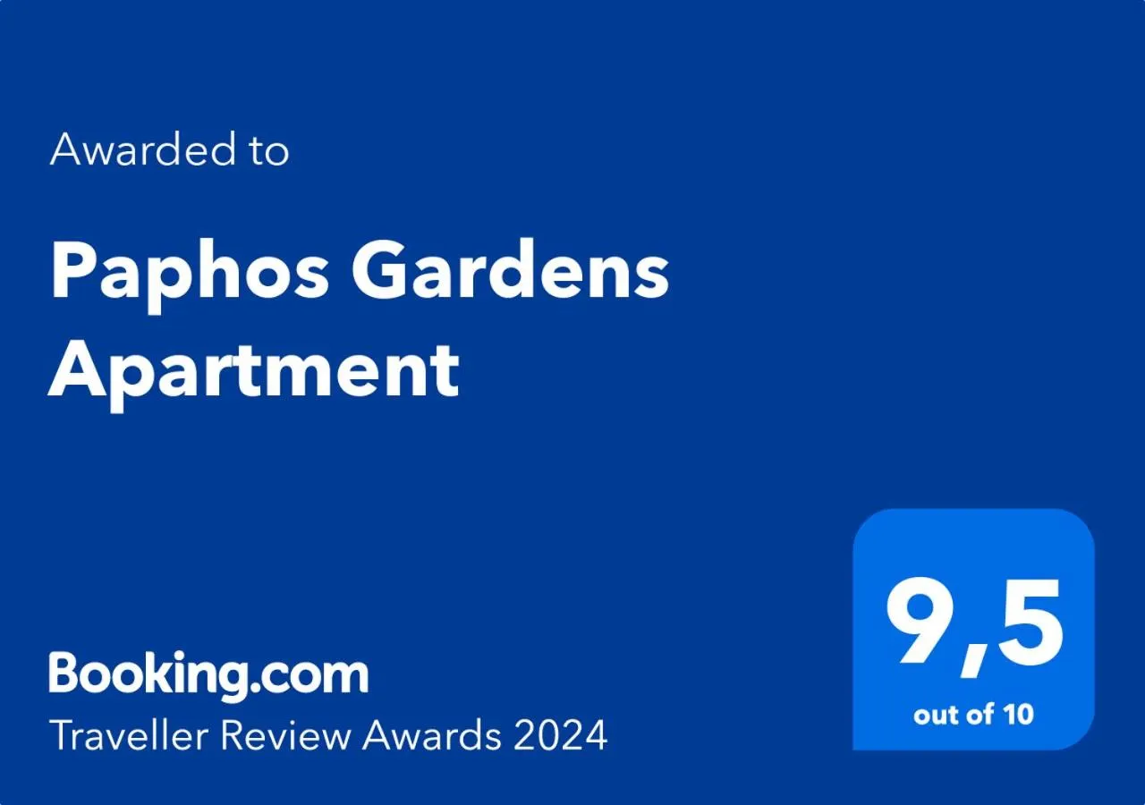 Certificate/Award in Paphos Gardens Apartment