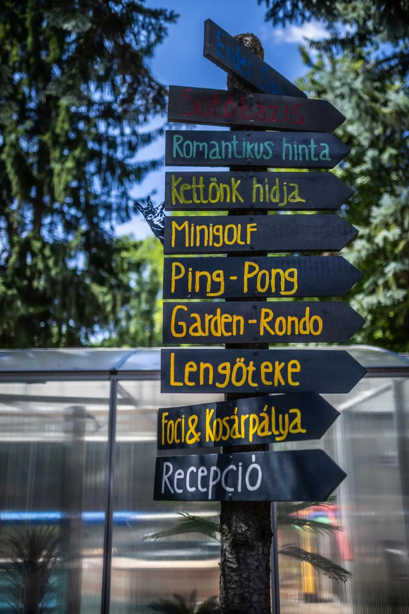 Children play ground in 4 Évszak Völgyhotel
