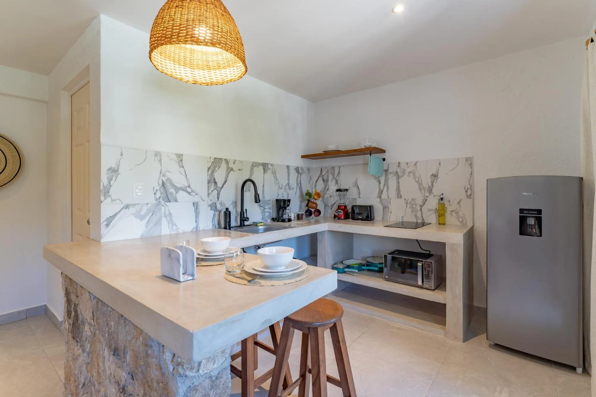 Kitchen or kitchenette in Casa Yako