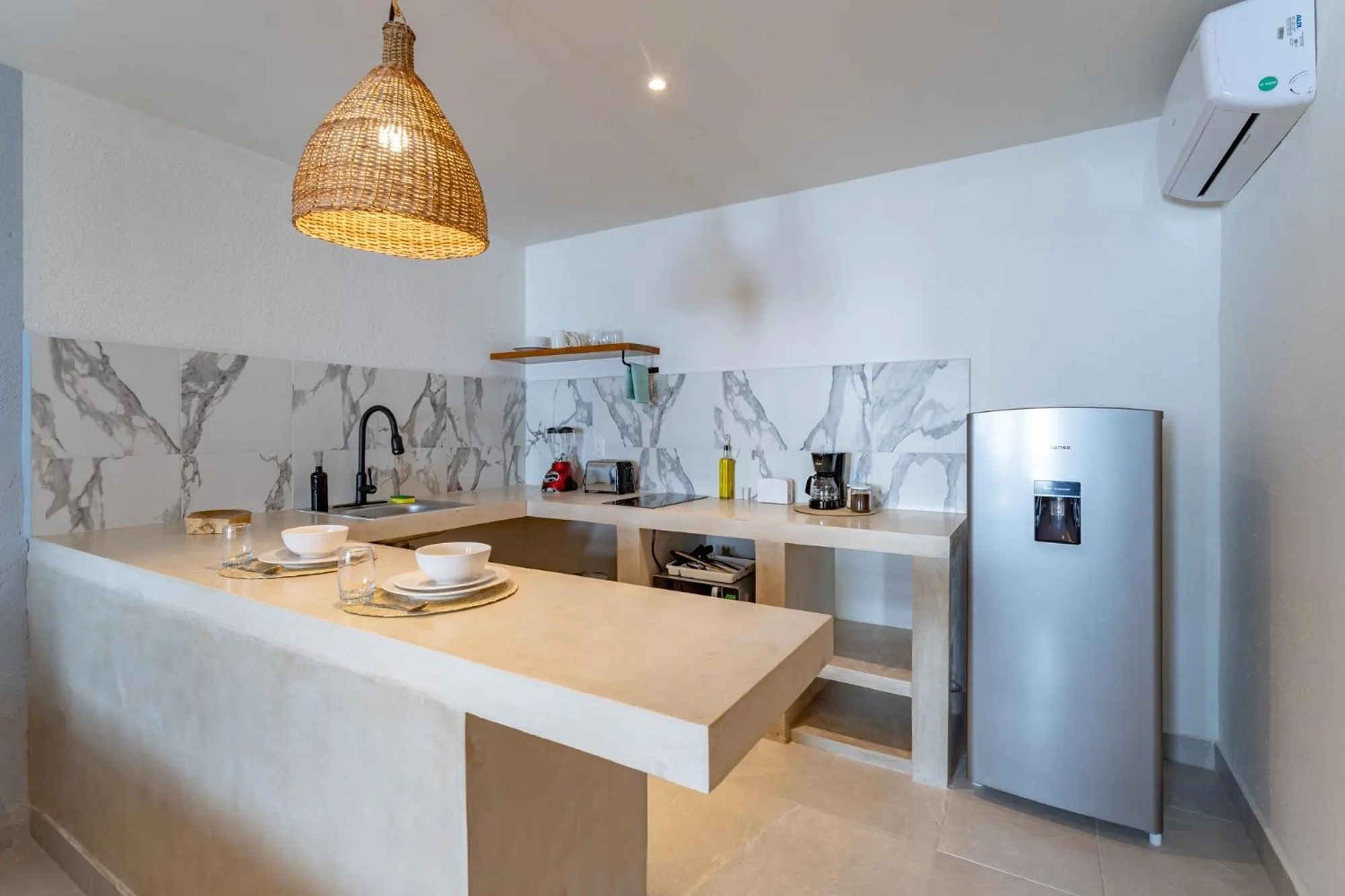 Kitchen or kitchenette in Casa Yako