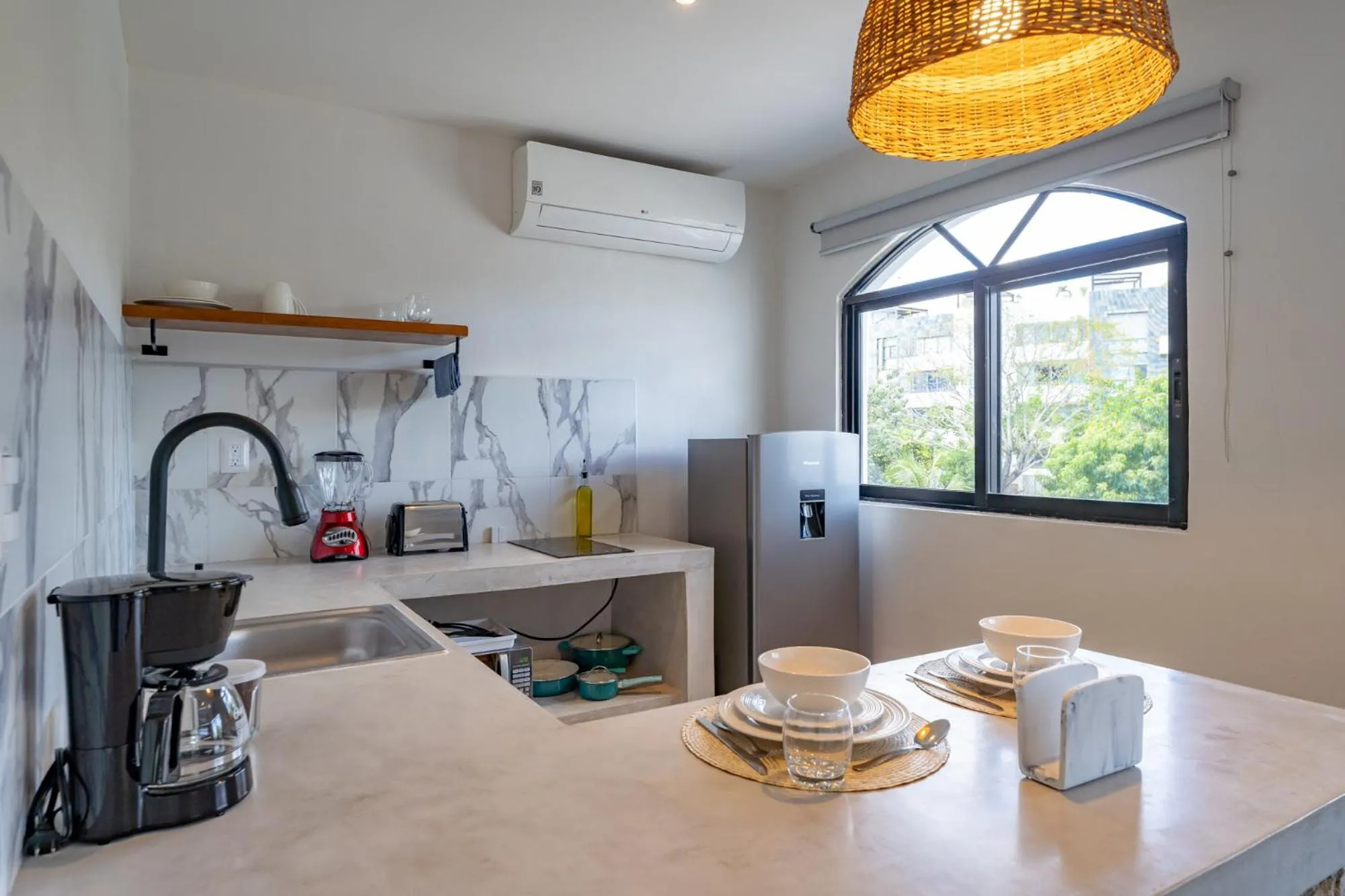 Kitchen or kitchenette in Casa Yako