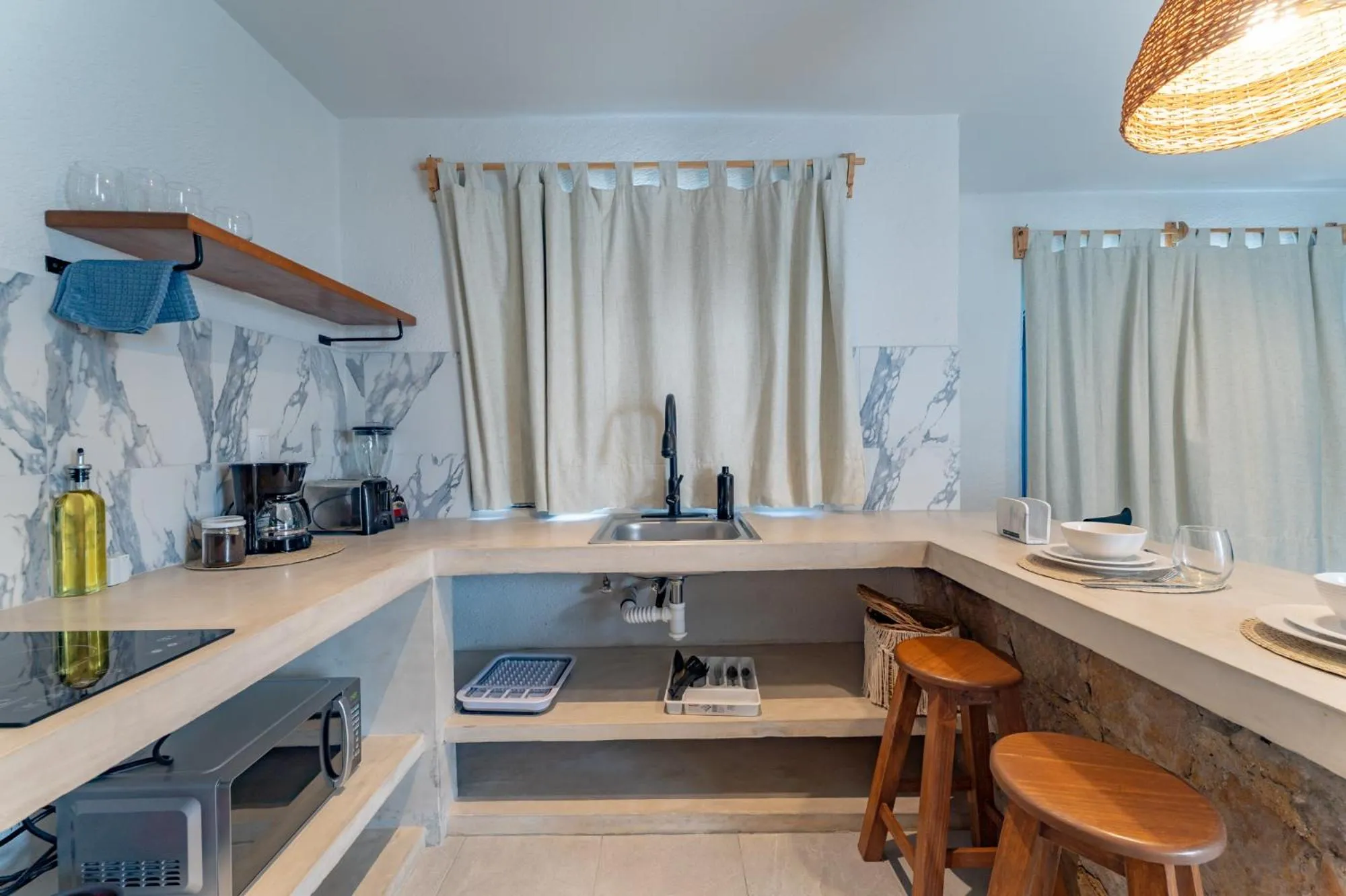 Kitchen or kitchenette in Casa Yako