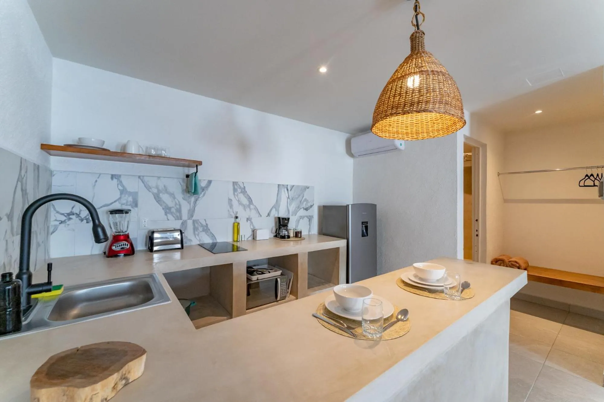 Kitchen or kitchenette in Casa Yako