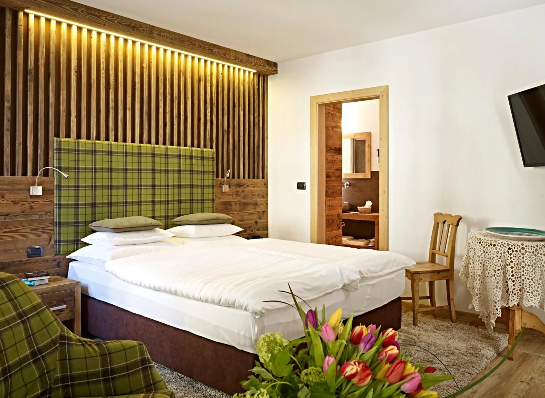 Bed in Ciasa Mancin Suite-Apartments