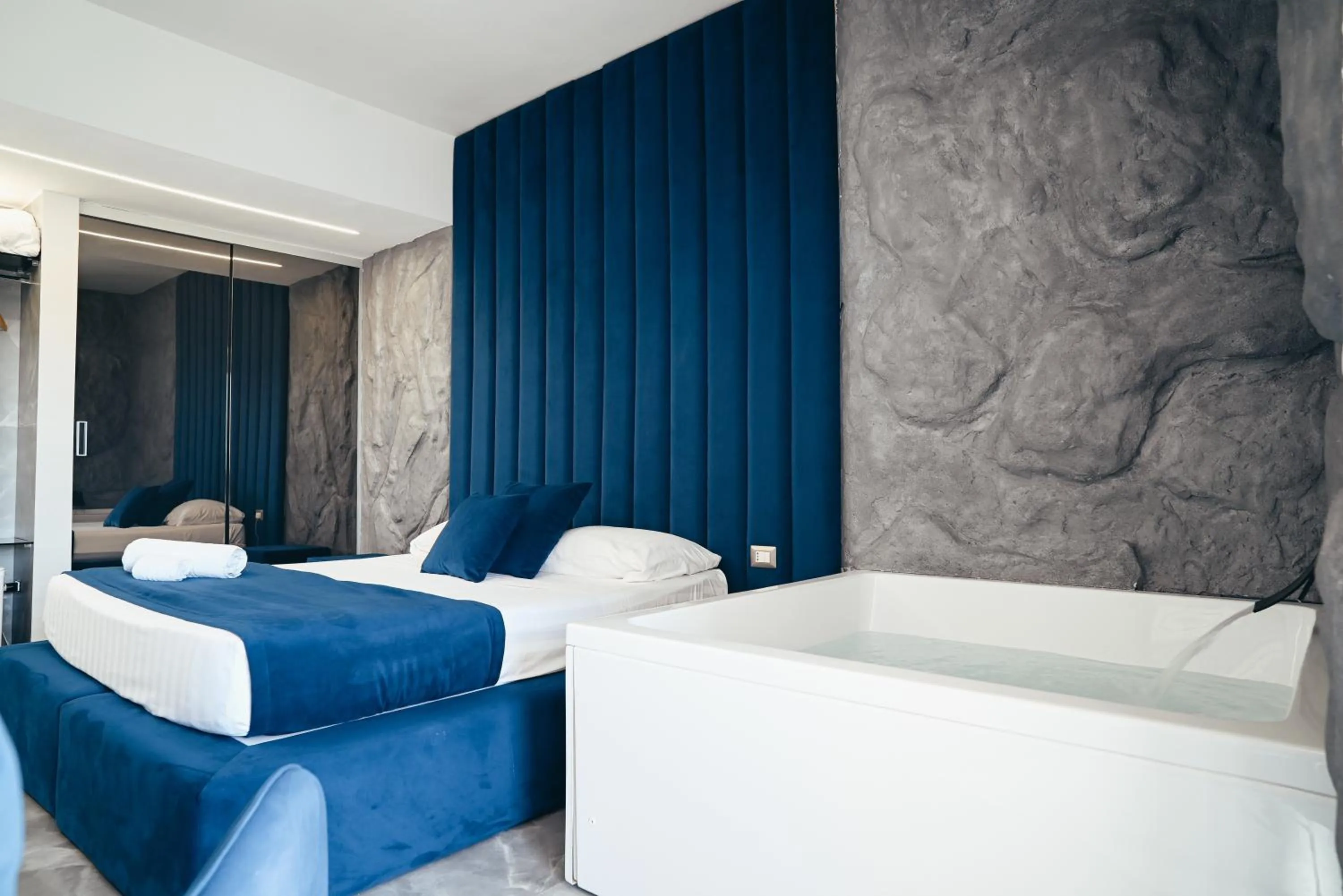 Bed in Puteoli Palace Hotel