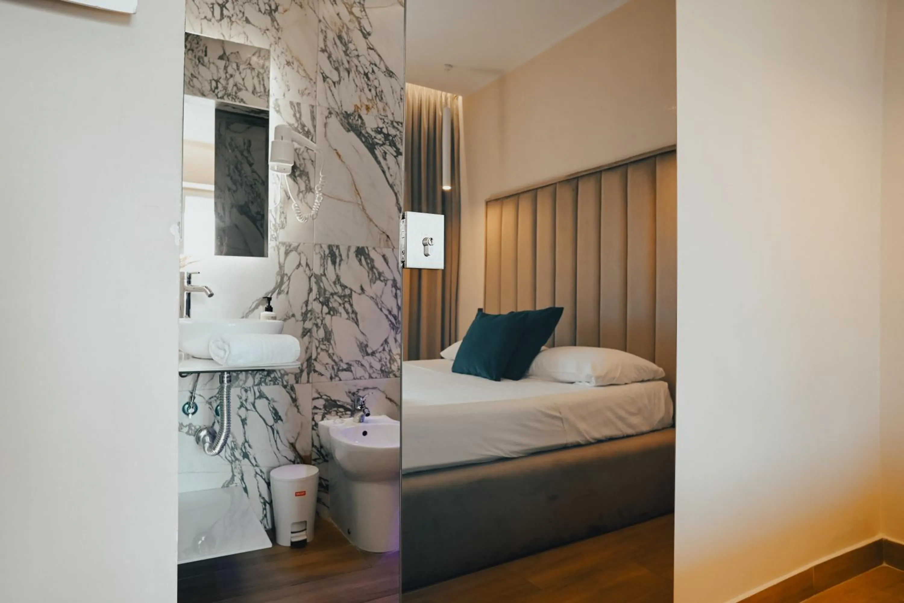 Bed in Puteoli Palace Hotel