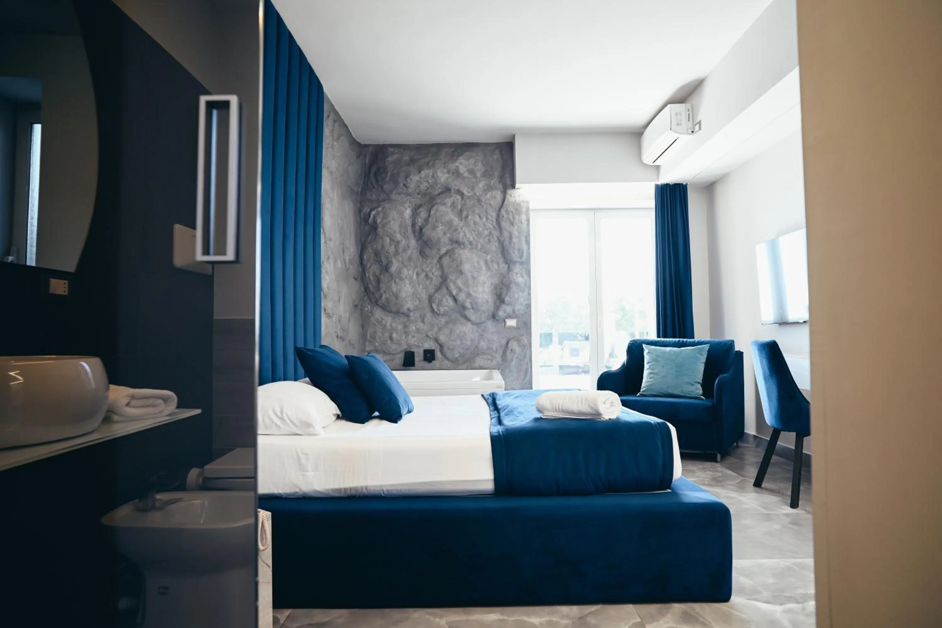 Bed in Puteoli Palace Hotel