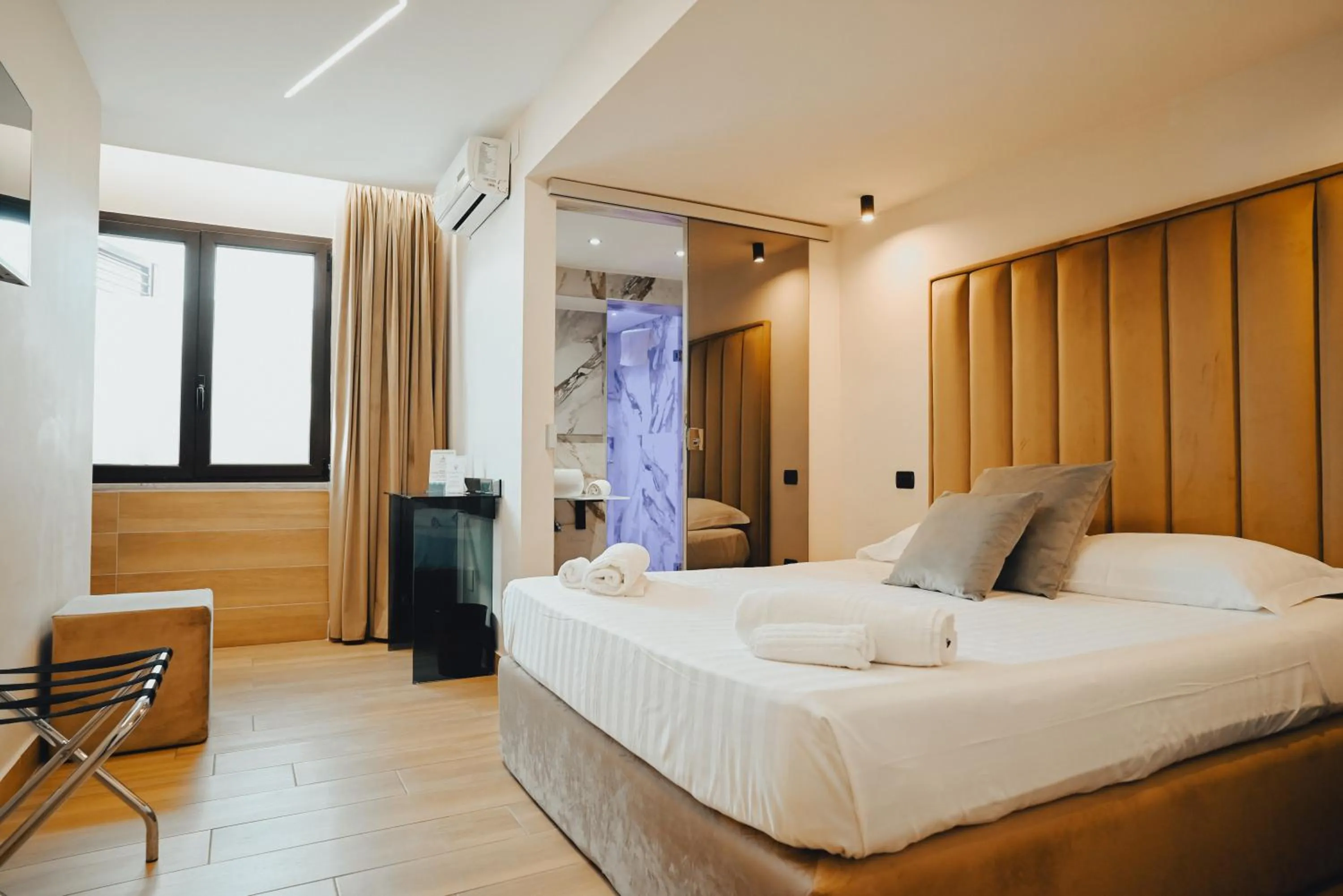 Bed in Puteoli Palace Hotel