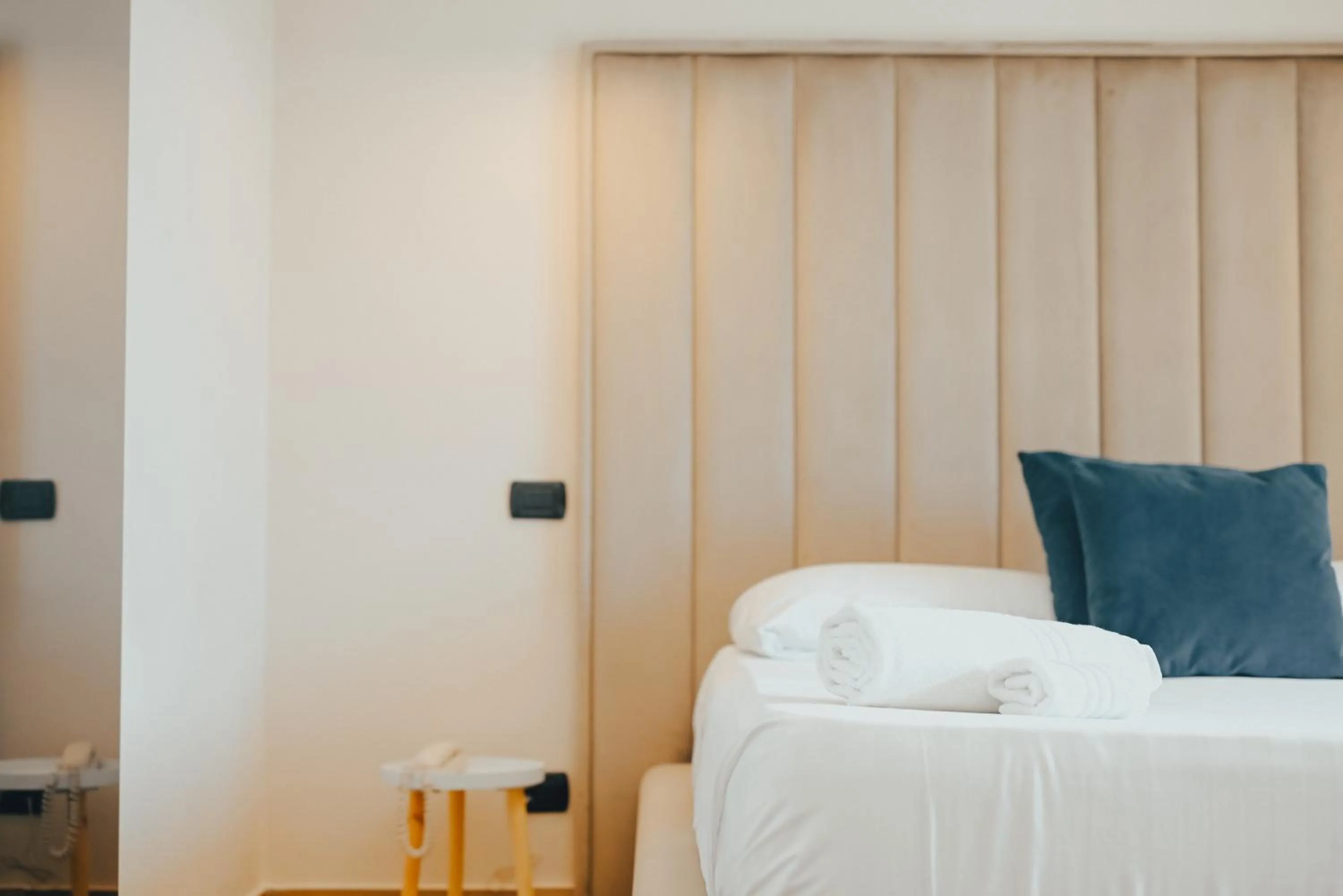 Bed in Puteoli Palace Hotel