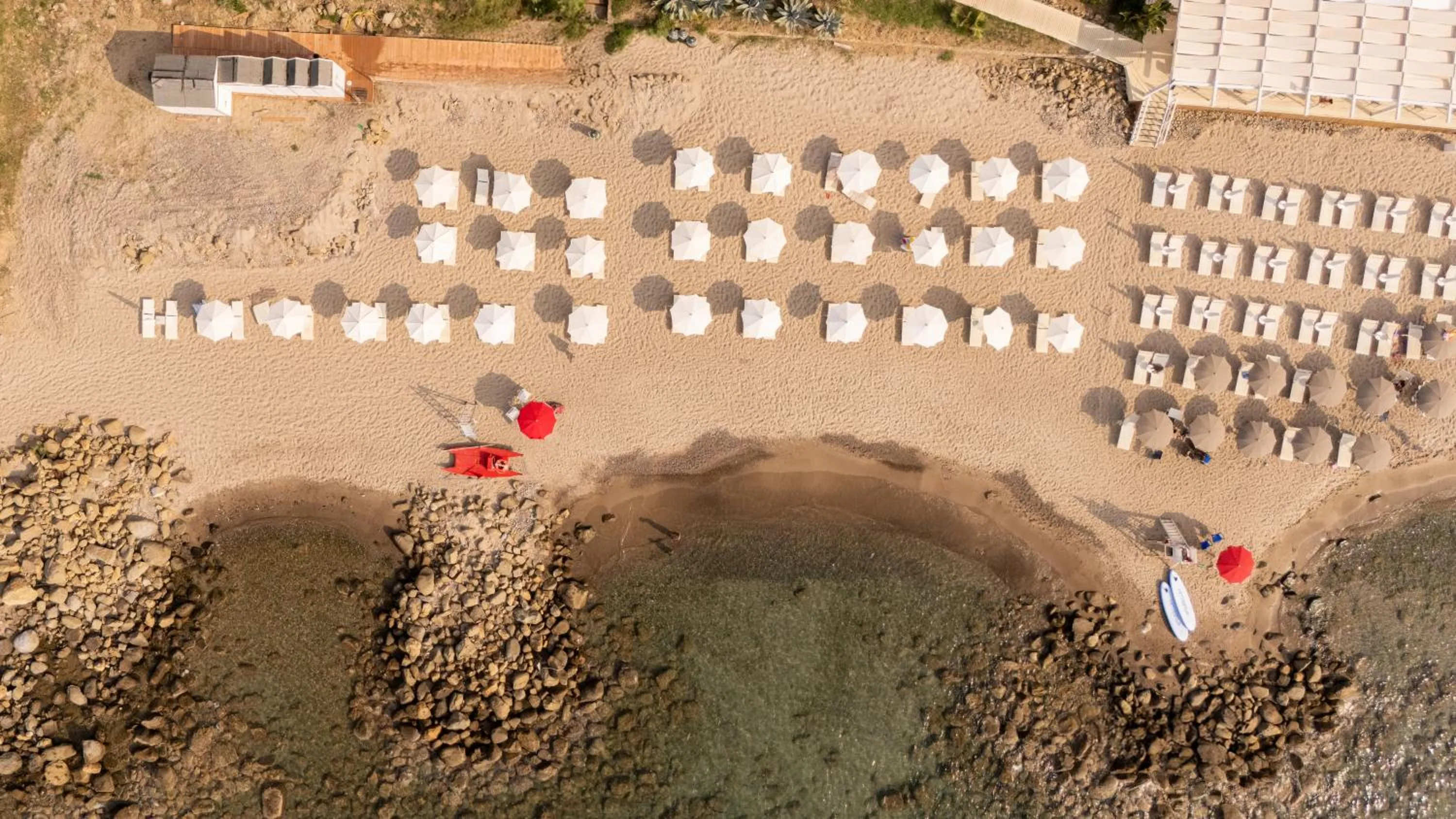 Beach in Le Calette Bay