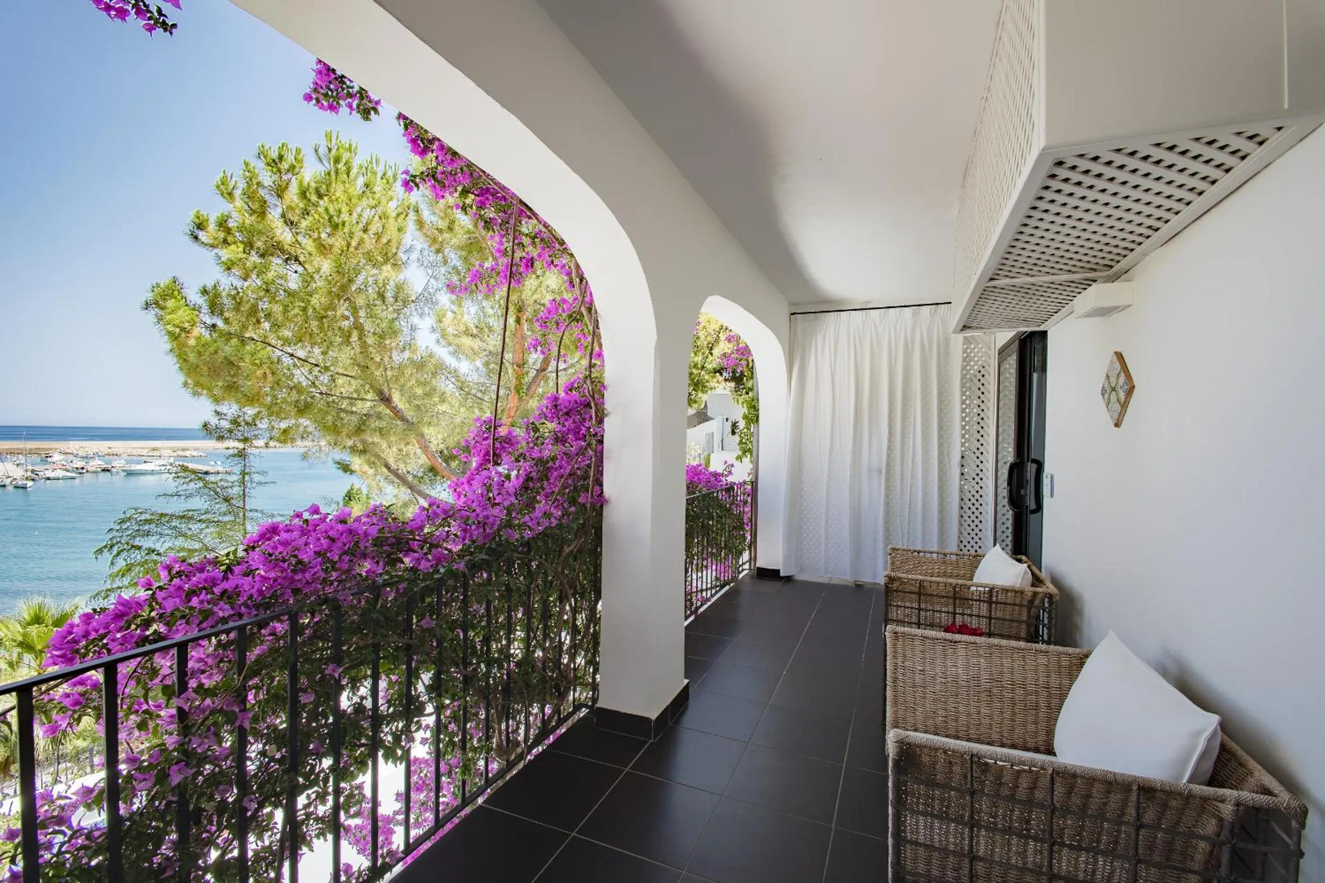 Balcony/Terrace in Le Calette Bay