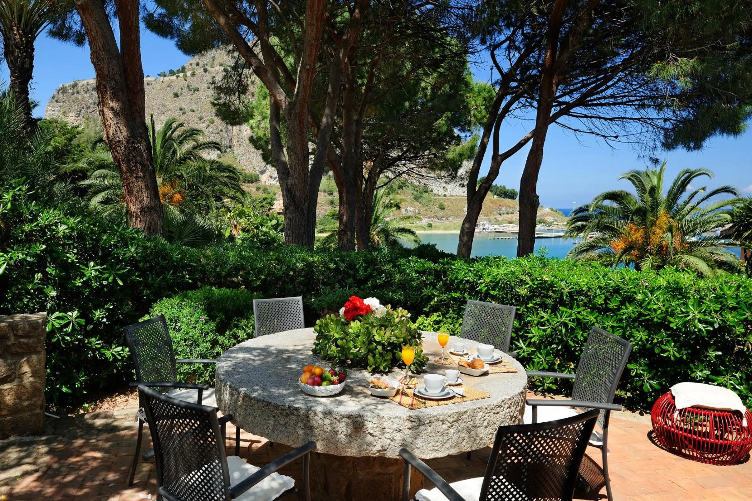 Garden in Le Calette Bay