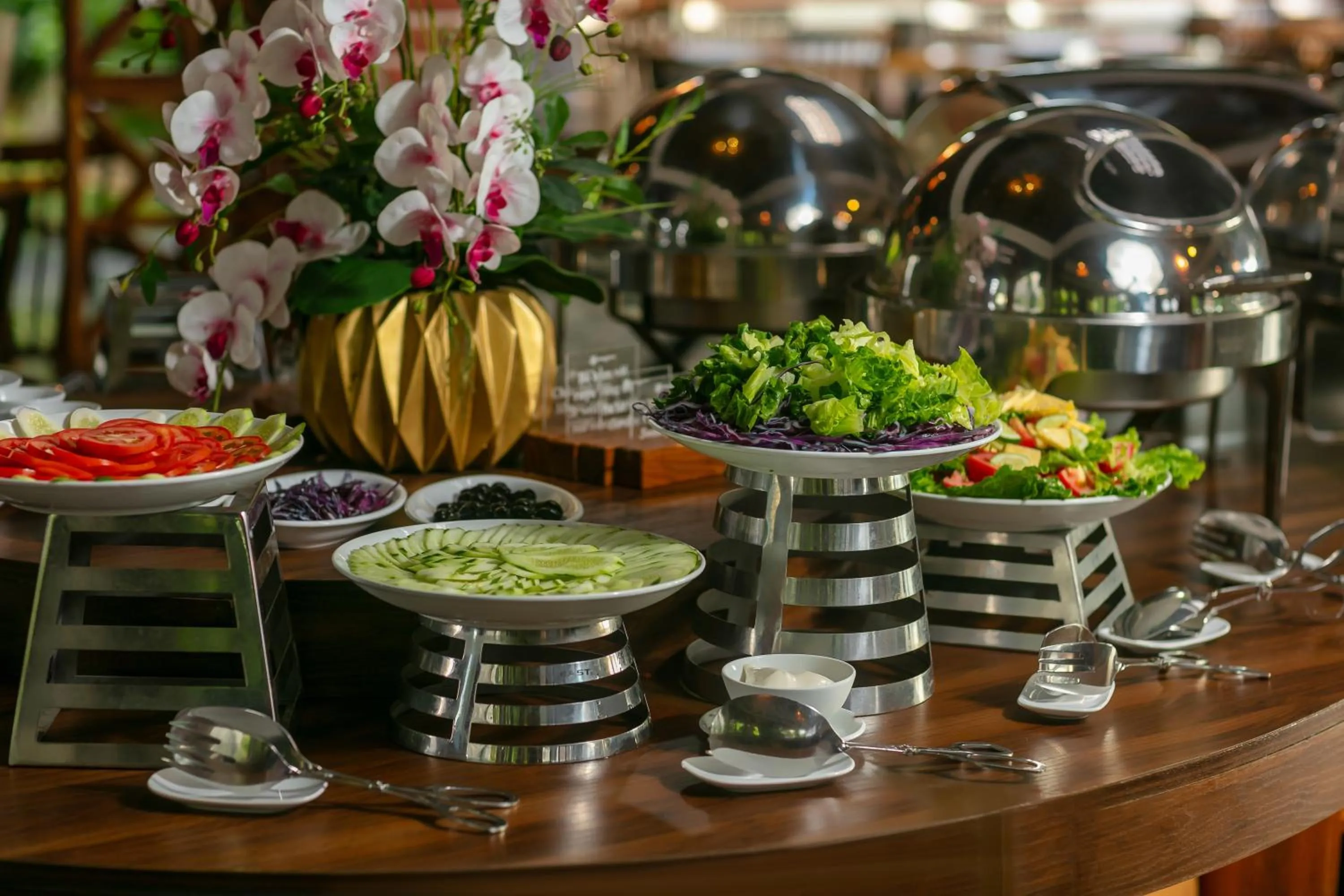 Buffet breakfast in PU LUONG BOCBANDI RETREAT