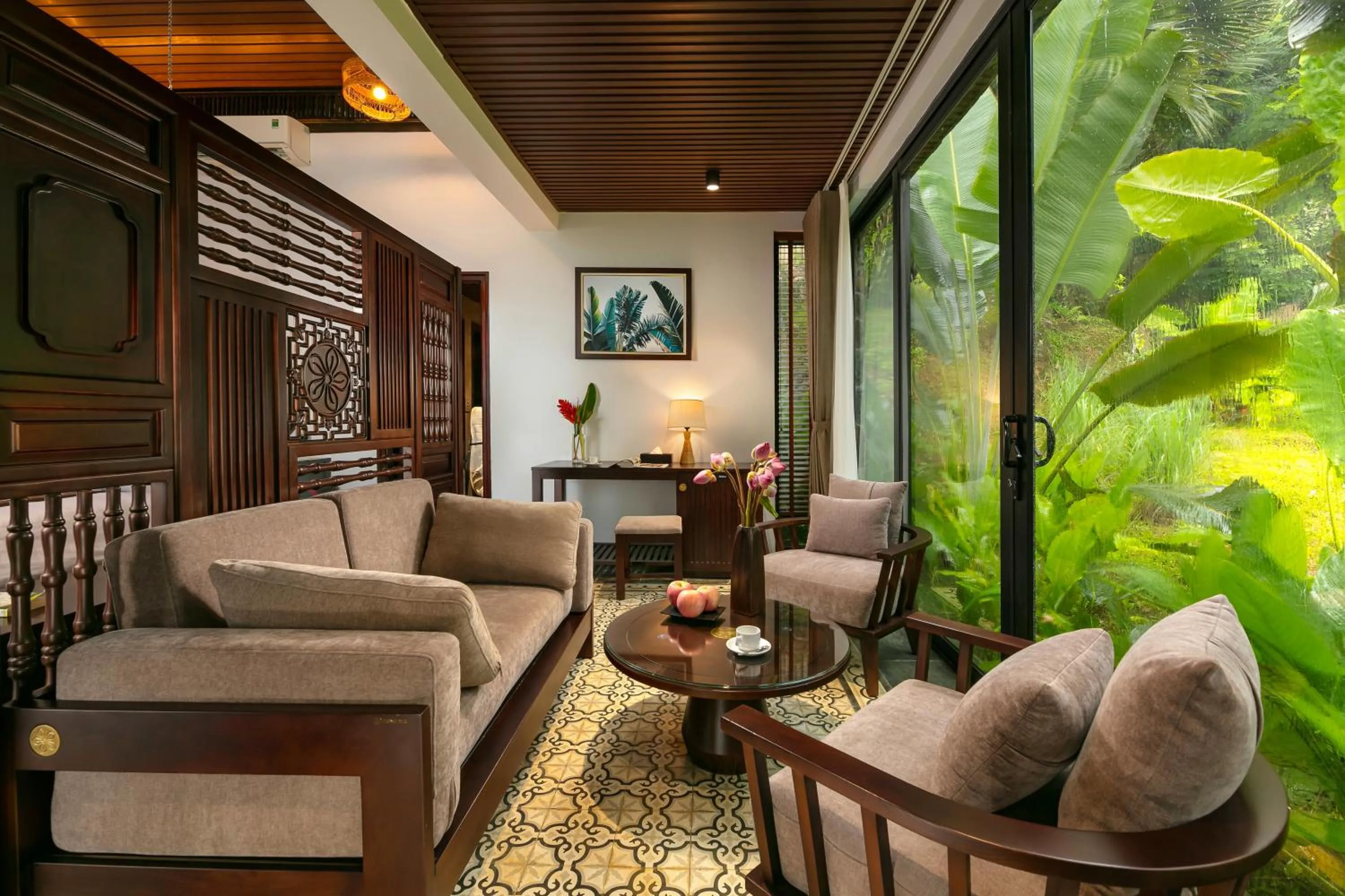 Living room in PU LUONG BOCBANDI RETREAT