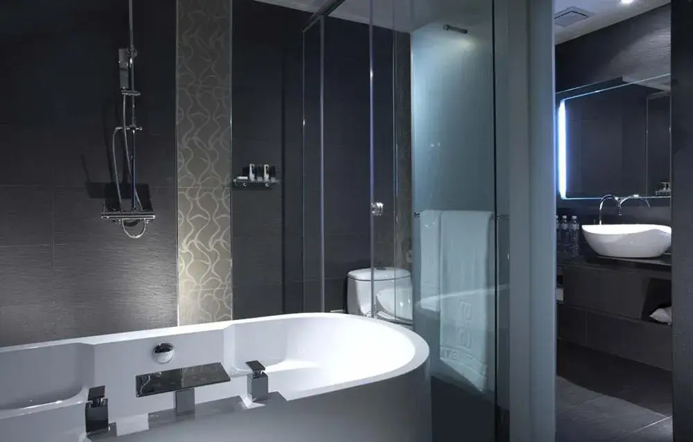 Bathroom in XINSHE Hotel - Linsen Bathroom in XINSHE Hotel - Linsen