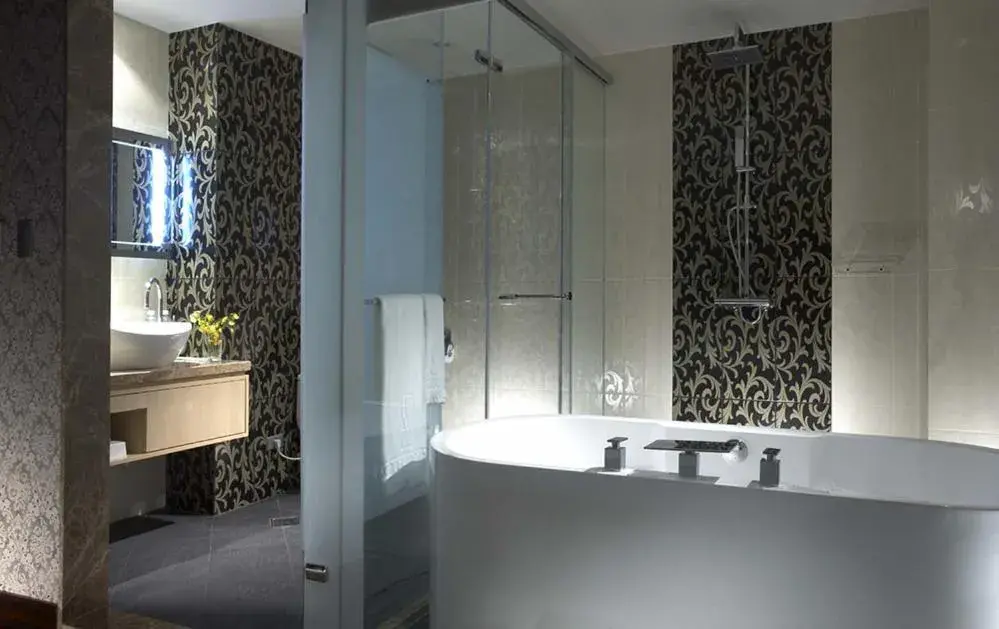 Bathroom in XINSHE Hotel - Linsen Bathroom in XINSHE Hotel - Linsen